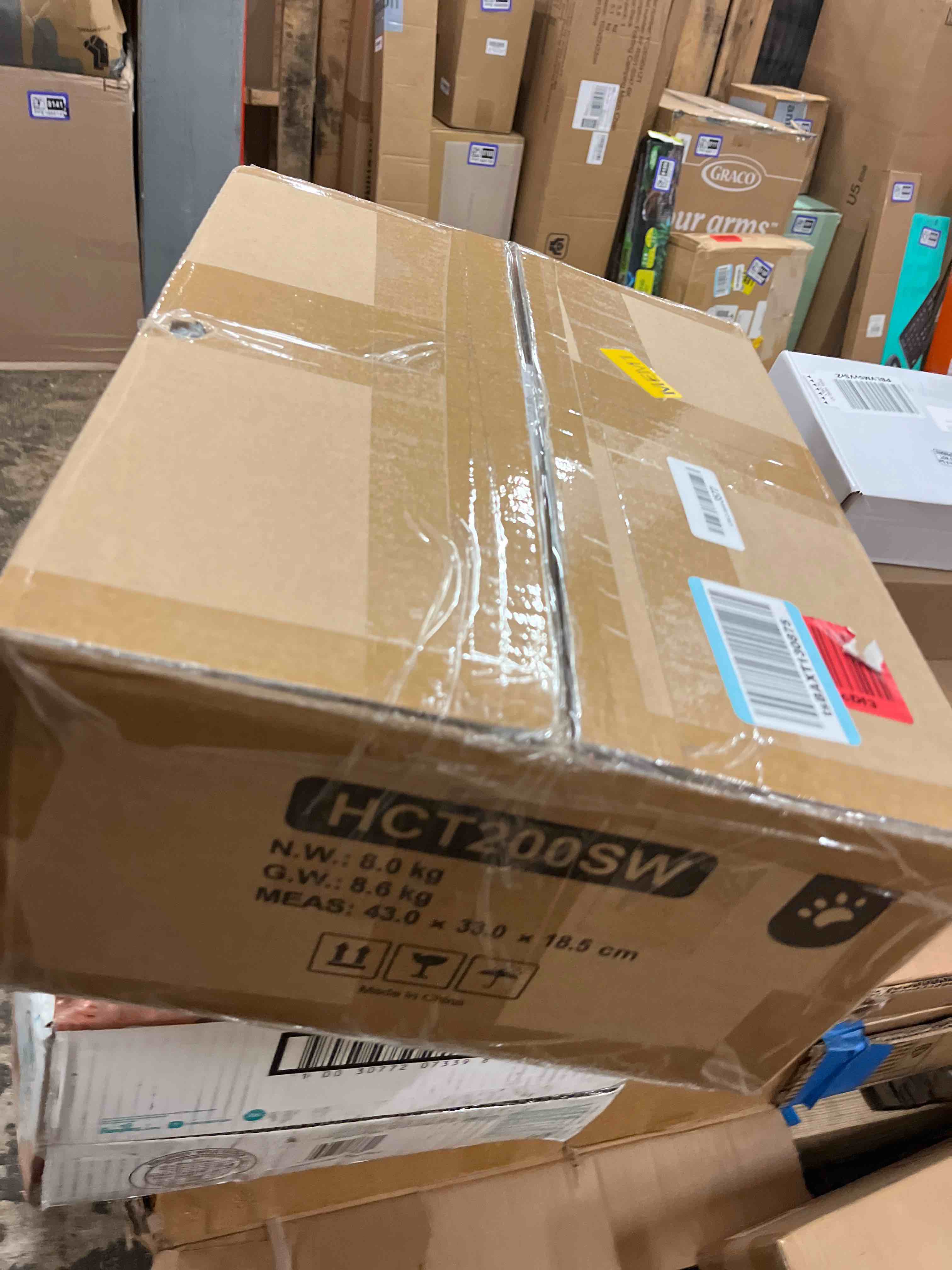 Condition photo showing New/Like New for heybly cat tree, 49.2 inches cat tower for indoor cats, spacious cat house condo with hidden space sturdy steel tube soft plush top perch cozy hammock and sisal scratching posts, light gray hct200sw