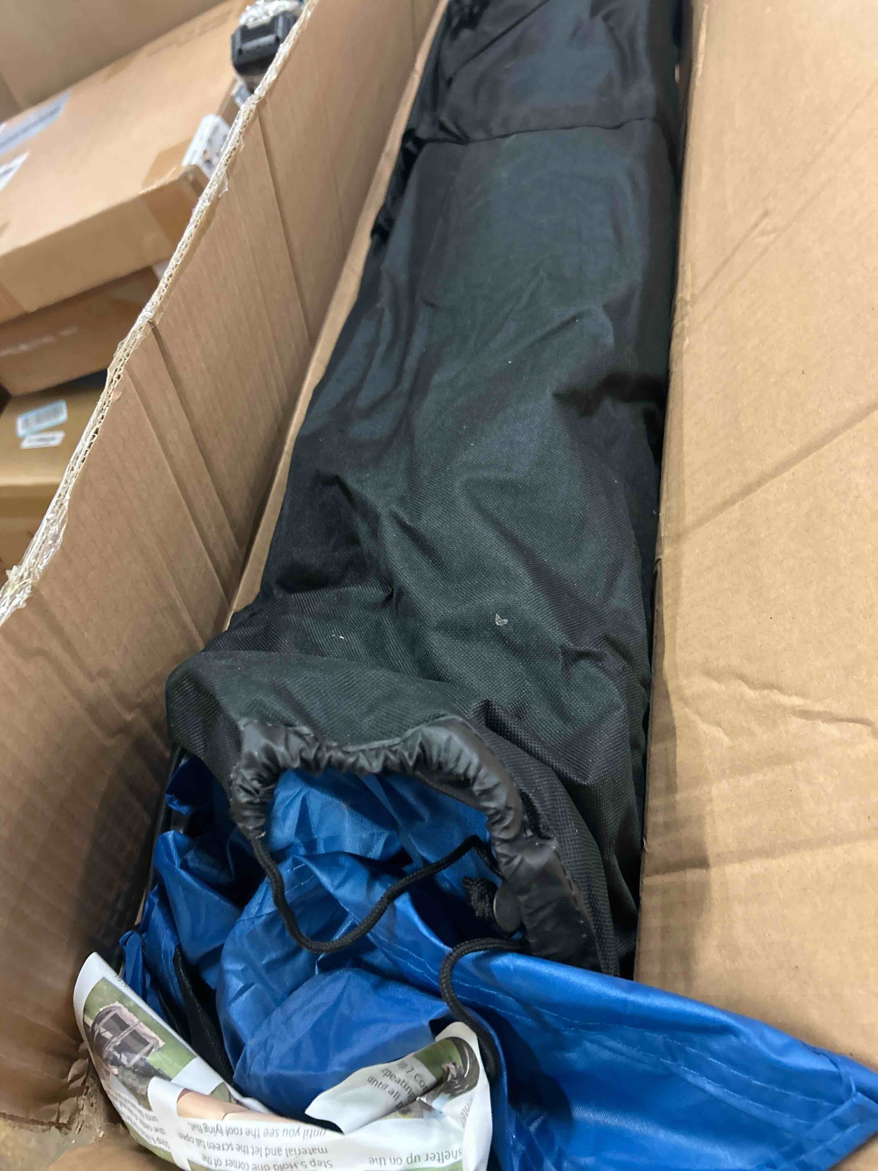 Condition photo showing Good Condition for cobizi 12x12ft pop up gazebo screen tent screen house for camping, screen room with mosquito netting, hub tent instant screened canopy with carrying bag and ground stakes, blue(upgraded)