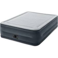 Condition photo showing New/Like New for intex 64417ed 22in queen dura-beam comfort plush high-rise inflatable air mattress with built in pump for travel and camping, 600lb weight capacity