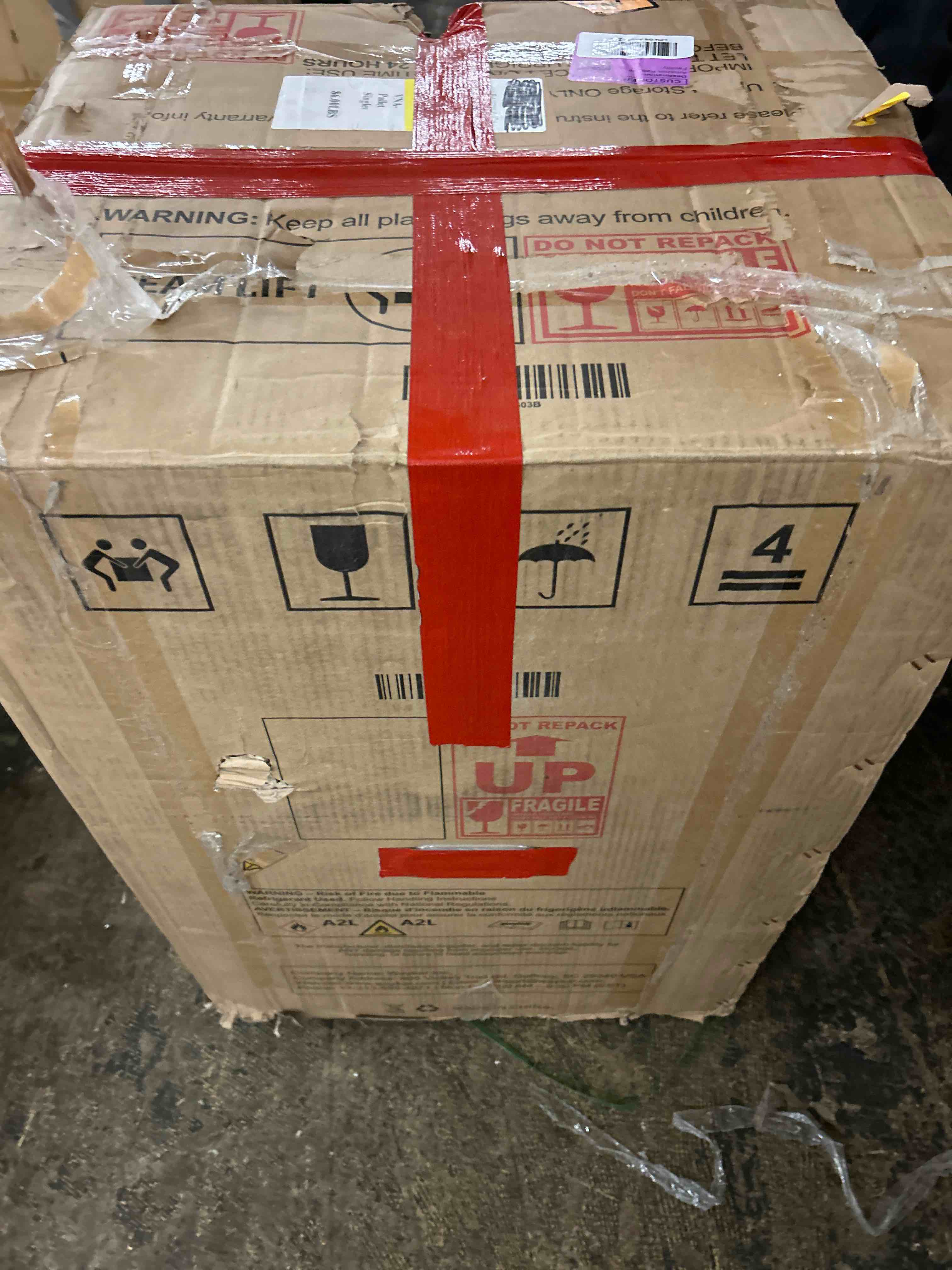 Condition photo showing New/Like New for waykar 155 pints large commercial dehumidifier with drain hose and water tank, industrial dehumidifier in large space up to 8000 sq. ft for home, basements, whole house, library