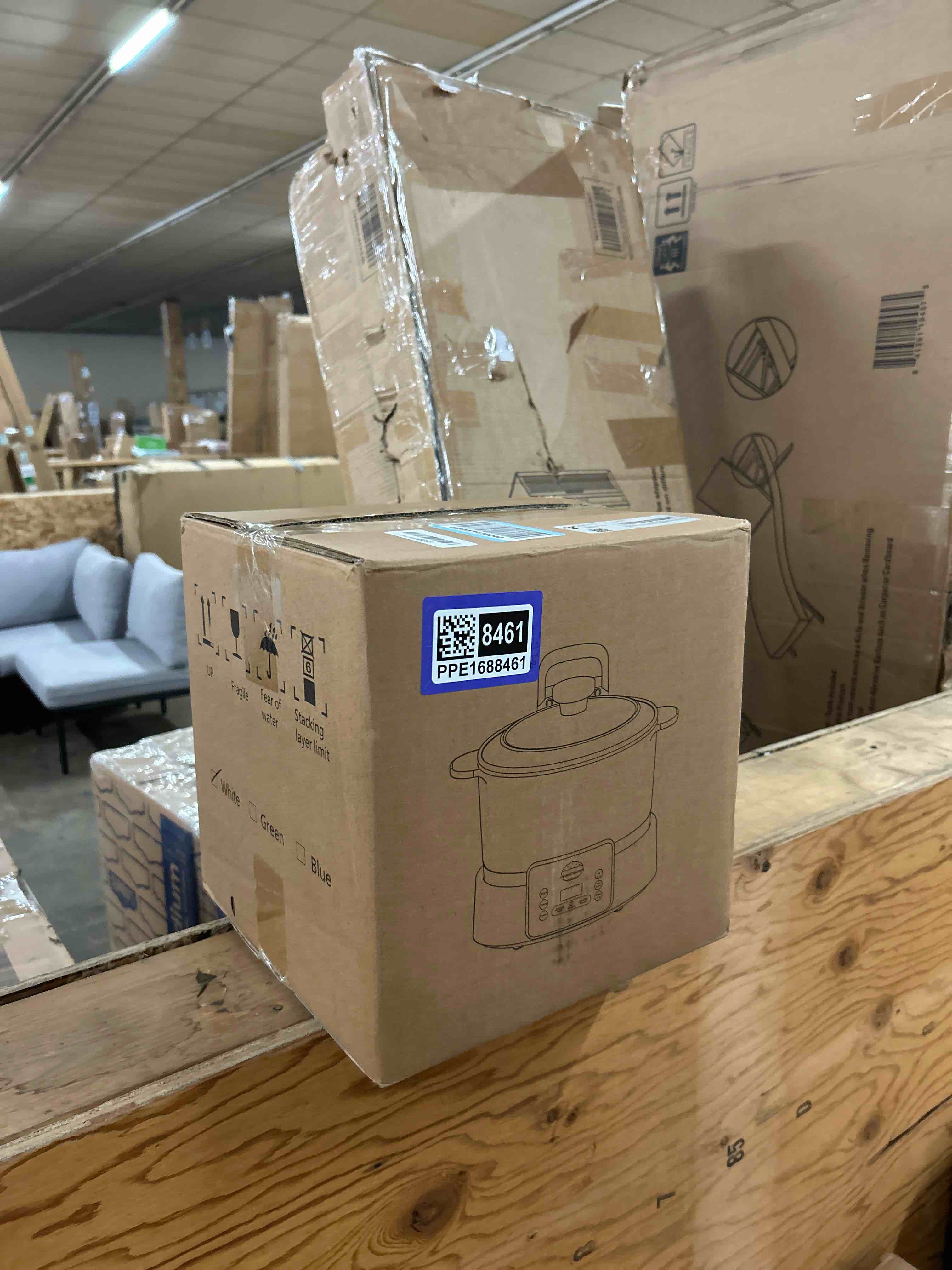 Condition photo showing New/Like New for low carb rice cooker,3l multifunction low sugar rice cooker small,reservable & timable,4h keep warm,cooking,simmering,stewing,steaming all in one,ideal for small familie,apartment(3l,beige)