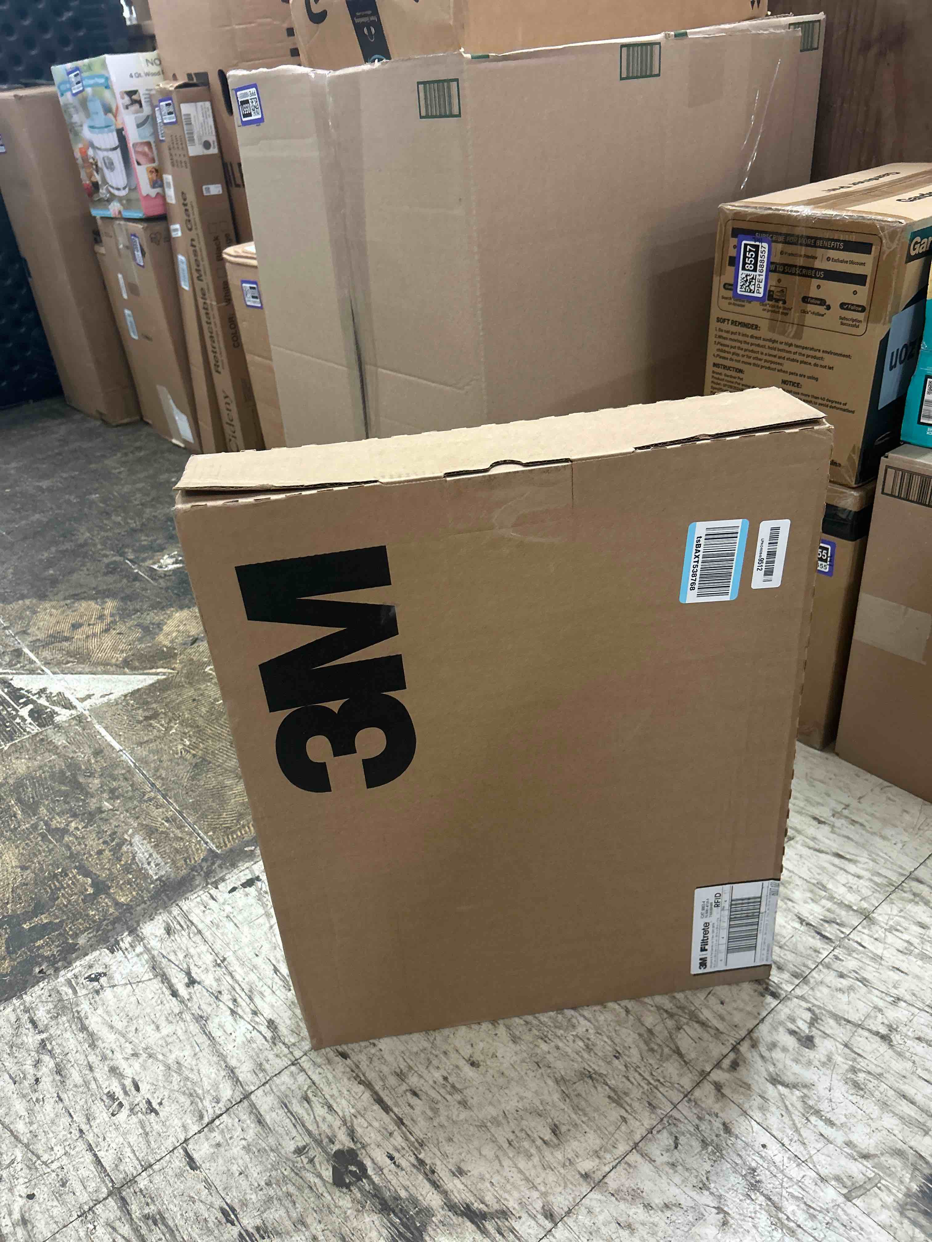 Condition photo showing New/Like New for filtrete 20x25x1 allergen defense air filter 1000 mpr: merv 11 electrostatic furnace filter, captures dust & pollen