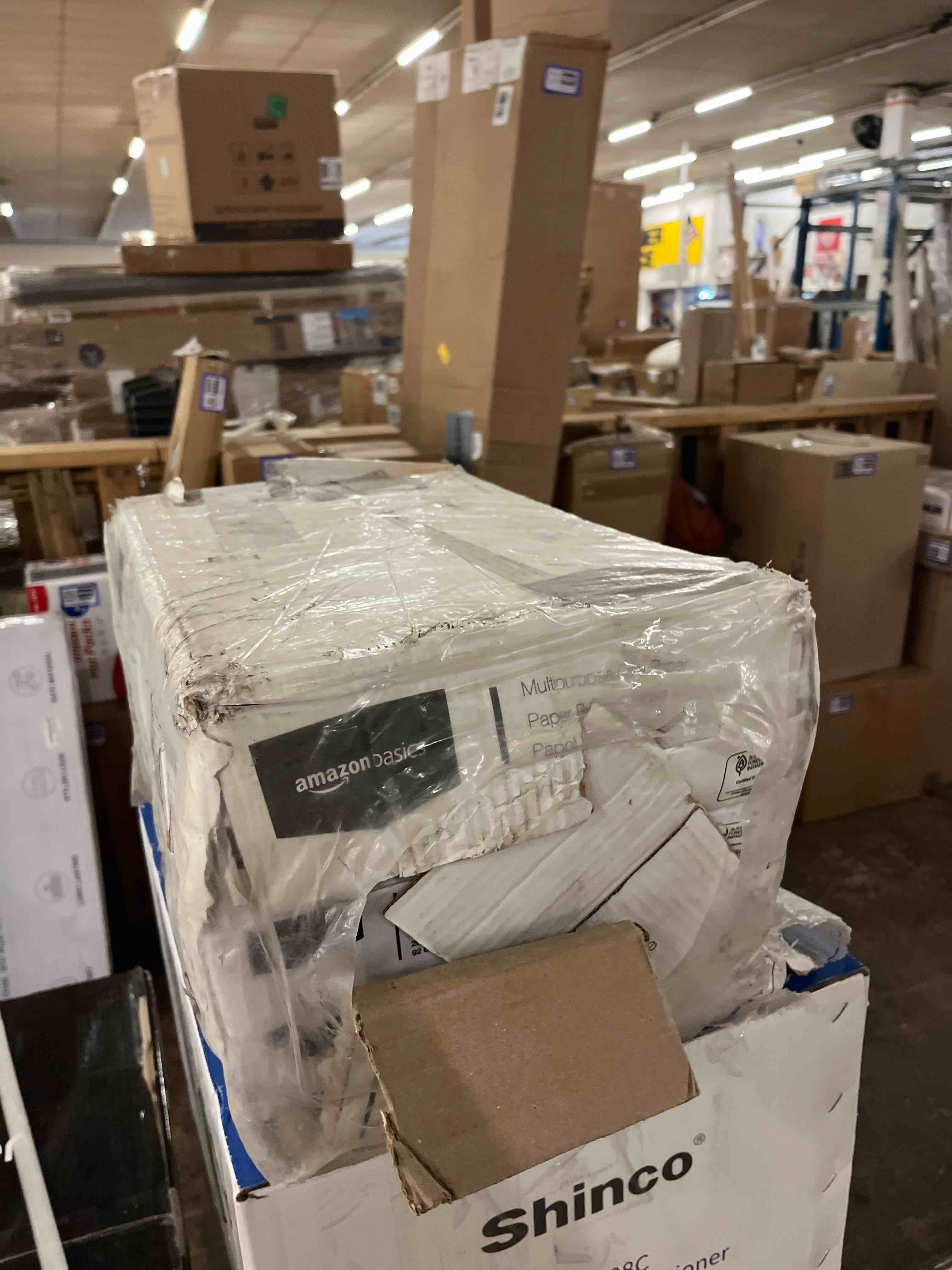 Condition photo showing New/Like New for amazon basics multipurpose copy printer paper, 8.5 x 11 inch 20lb paper - 10 ream case (5,000 sheets), 92 ge bright white