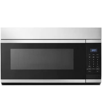 Midea MOR17BSA-SS 1.7 Cu.ft. Over The Range Microwave Oven with Smart Touch Panel, Auto Cooking Menu, 1000 W, 300 CFM Ventilation, in Stainless Steel