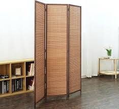 furnnylane 5 panel bamboo room divider - 5.6 ft tall folding privacy screen, natural beige freestanding room partition wall for home office (67" x 76.75", 5-panel)