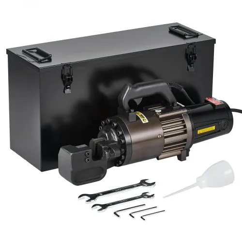 VEVOR Electric Hydraulic Rebar Cutter, 2300W Portable Rebar Cutter, Cutting up to 1.26 Inch (5-32mm) Rebar within 4.5 Seconds, High Power Steel Rebar Cutter with Oil Can Rich Accessories,Black RC-32