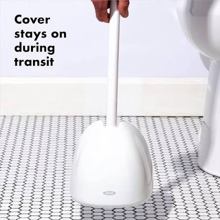 Condition photo showing New/Like New for oxo gg toilet plunger- white