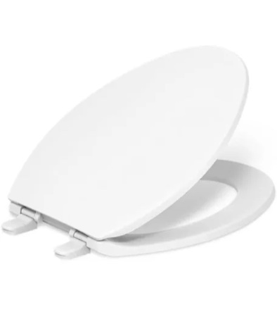 kohler k-20110-0 brevia quite-close elongated toilet seat white