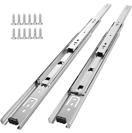 homdiy 10 pairs soft close drawer slides 22 inch heavy duty side mount dresser cabinet rails metal ball bearing and full extension kitchen cabinet drawer runners 100 lb capacity - amazon.com
