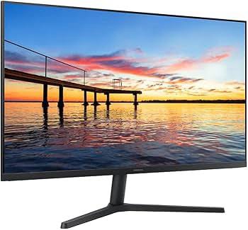 Samsung 32-Inch Flat Computer Monitor, 75Hz, Borderless Display, AMD FreeSync, Game Mode, Advanced Eye Care, HDMI and DisplayPort, LS32B304NWNXGO, 2024