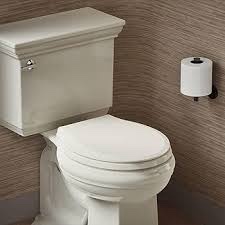 kohler 4639-rl-96 cachet readylatch quiet-close round toilet seat, soft close toilet seat, round toilet seat slow close, biscuit
