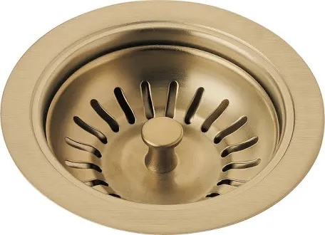 Condition photo showing New/Like New for delta 72010 basket strainer accessory; champagne bronze