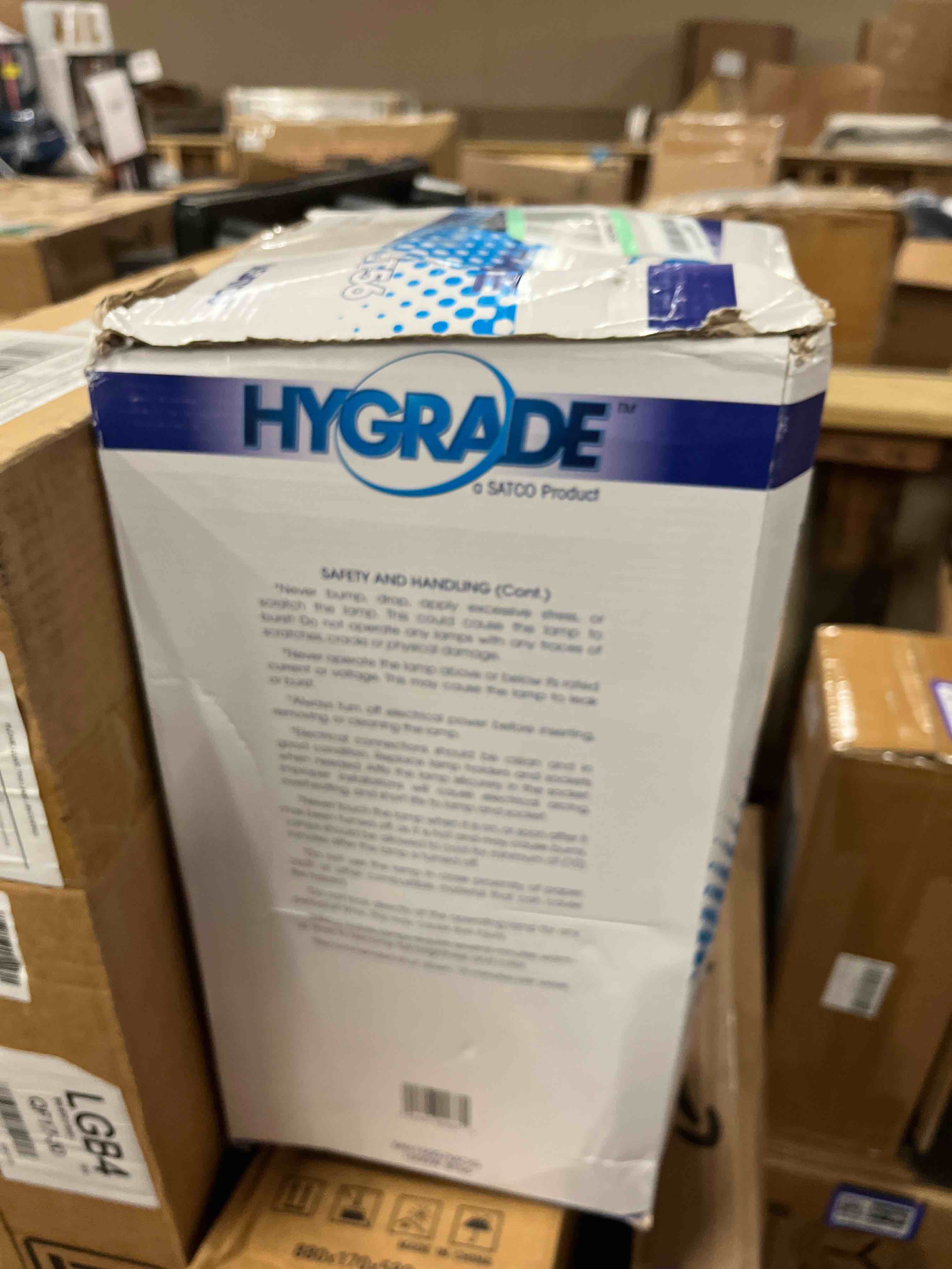 Condition photo showing Good Condition for satco s5837 3400k 1500-watt clear universal mount mogul base bt56 metal halide lamp
