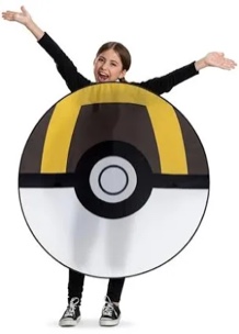 Disguise Ultra Ball Pop Out Costume, Official Pokemon Costume Overlay, Unisize 8 and up