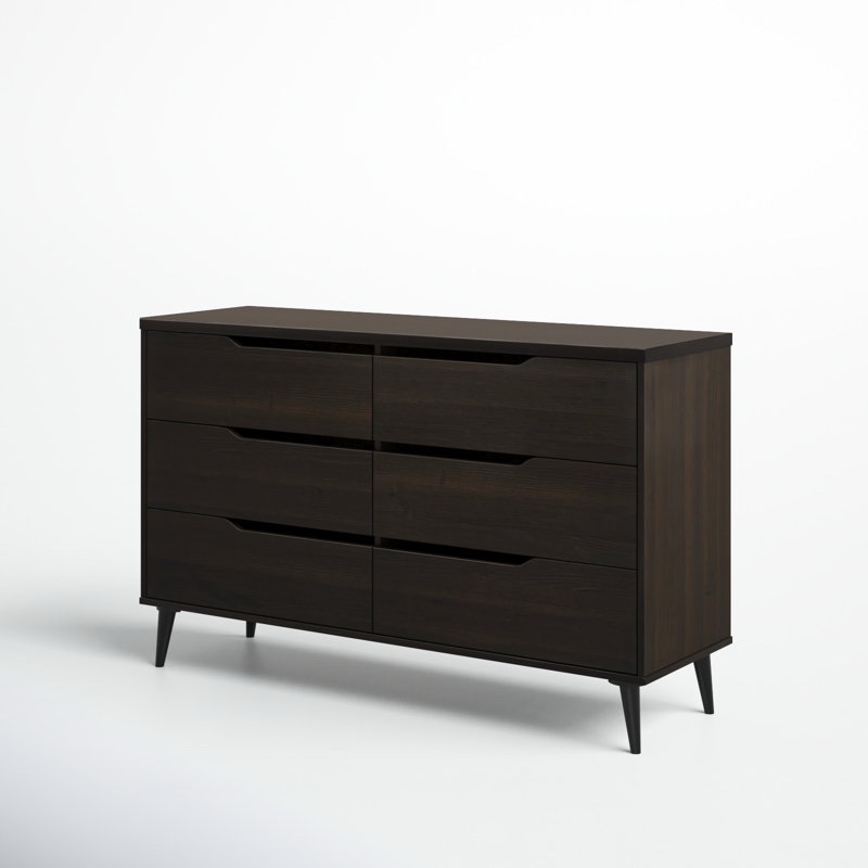 Weigel 6 Drawer 58" W Double Dresser