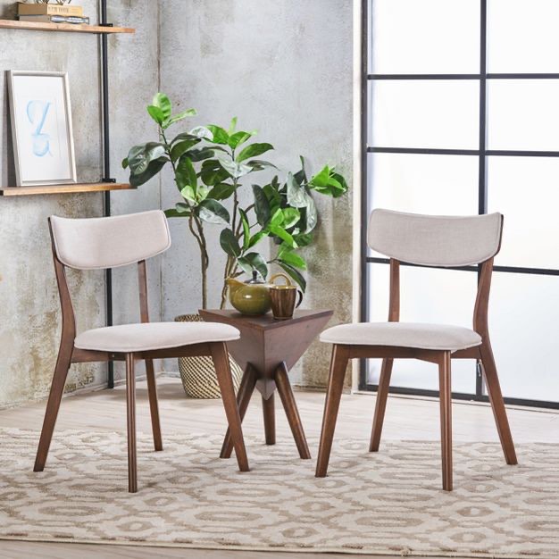 Set of 2 Chazz Mid-Century Dining Chair 
