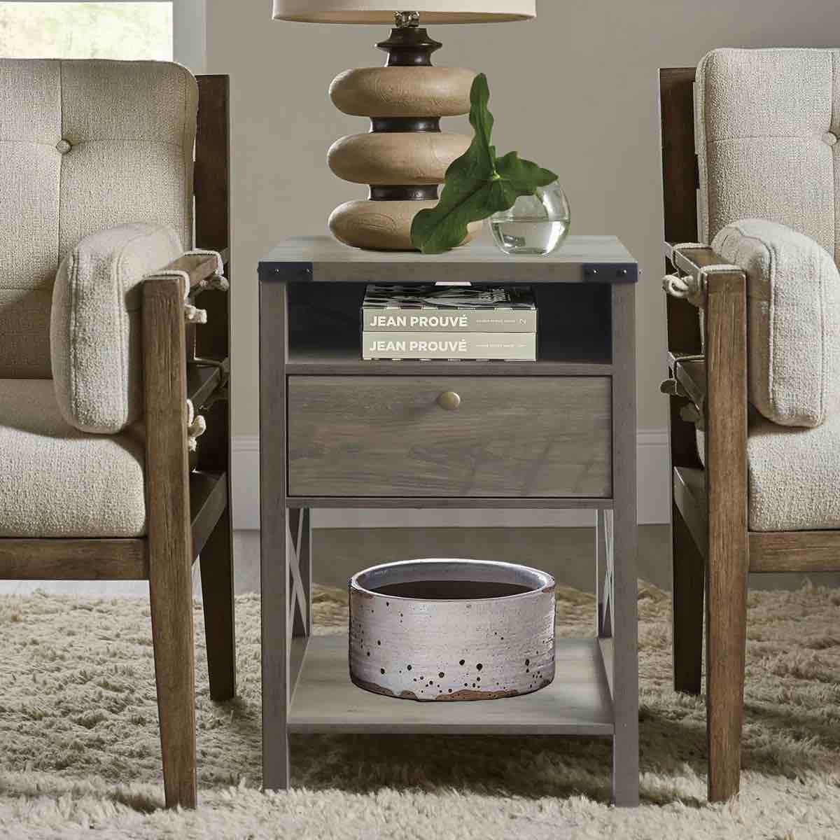 Vishesh 16'' W Nightstand ( 2 BOXES)