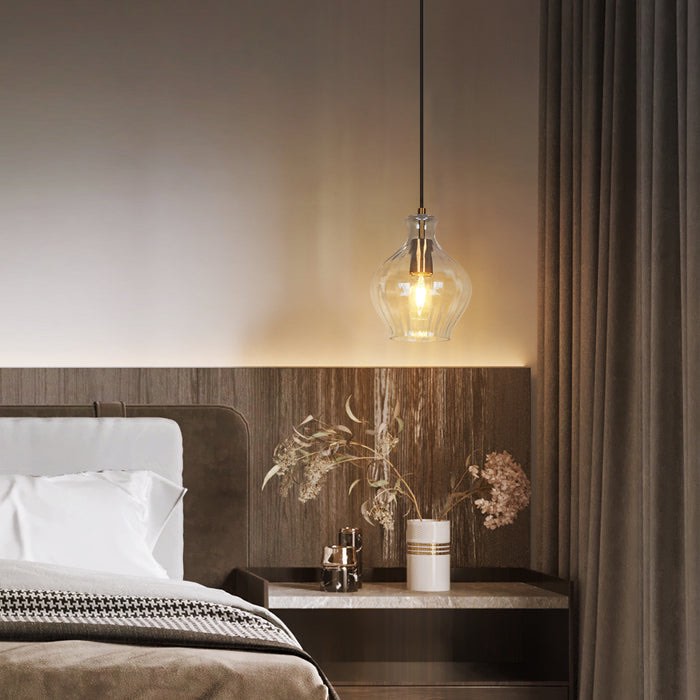 Zivio 1-Light Brass Pendant Light