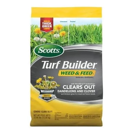 scotts 16,000 sq ft turf builder weed & feed