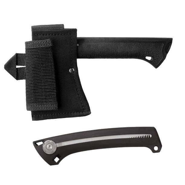 gerber gear 3-in-1 axe, knife, and saw combo set