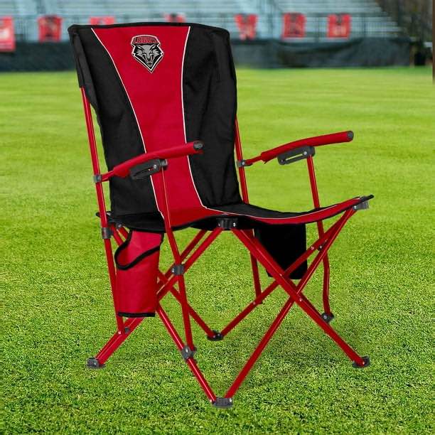 Logo Brands New Mexico Lobos Hard Arm Chair