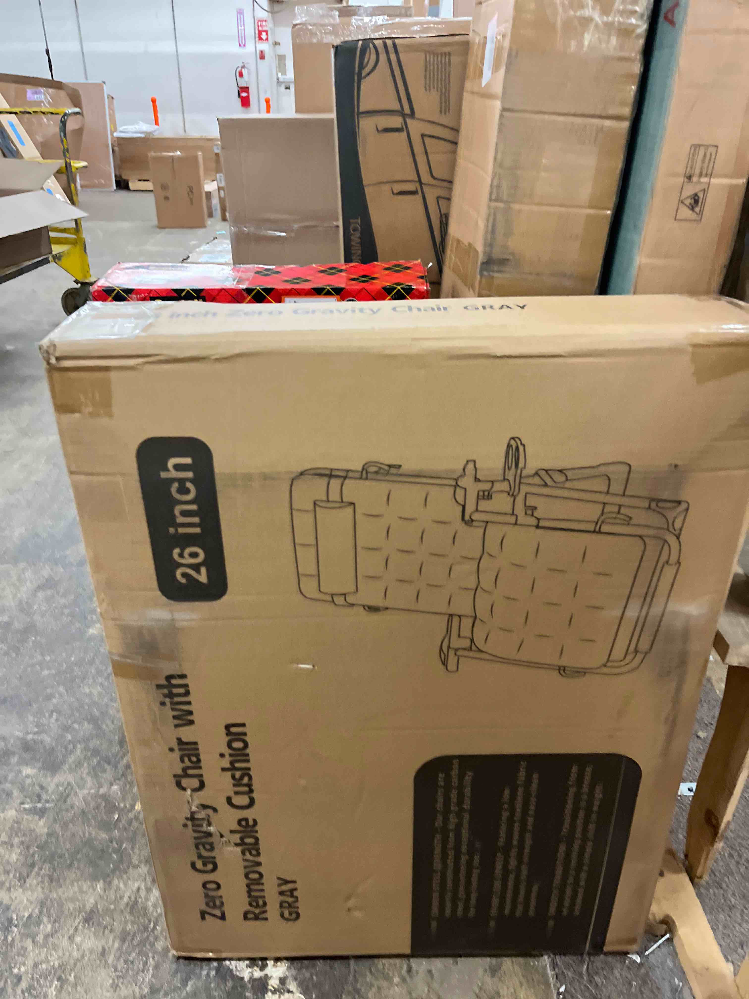 Condition photo showing New/Like New for VEVOR Zero Gravity Chair, 26 inch Zero Gravity Recliner Lounge Chair for Indoor and Outdoor, Adjustable Anti Gravity Chair with Cushion, Headrest, Footrest, and Cupholder, 500 lbs, Gray