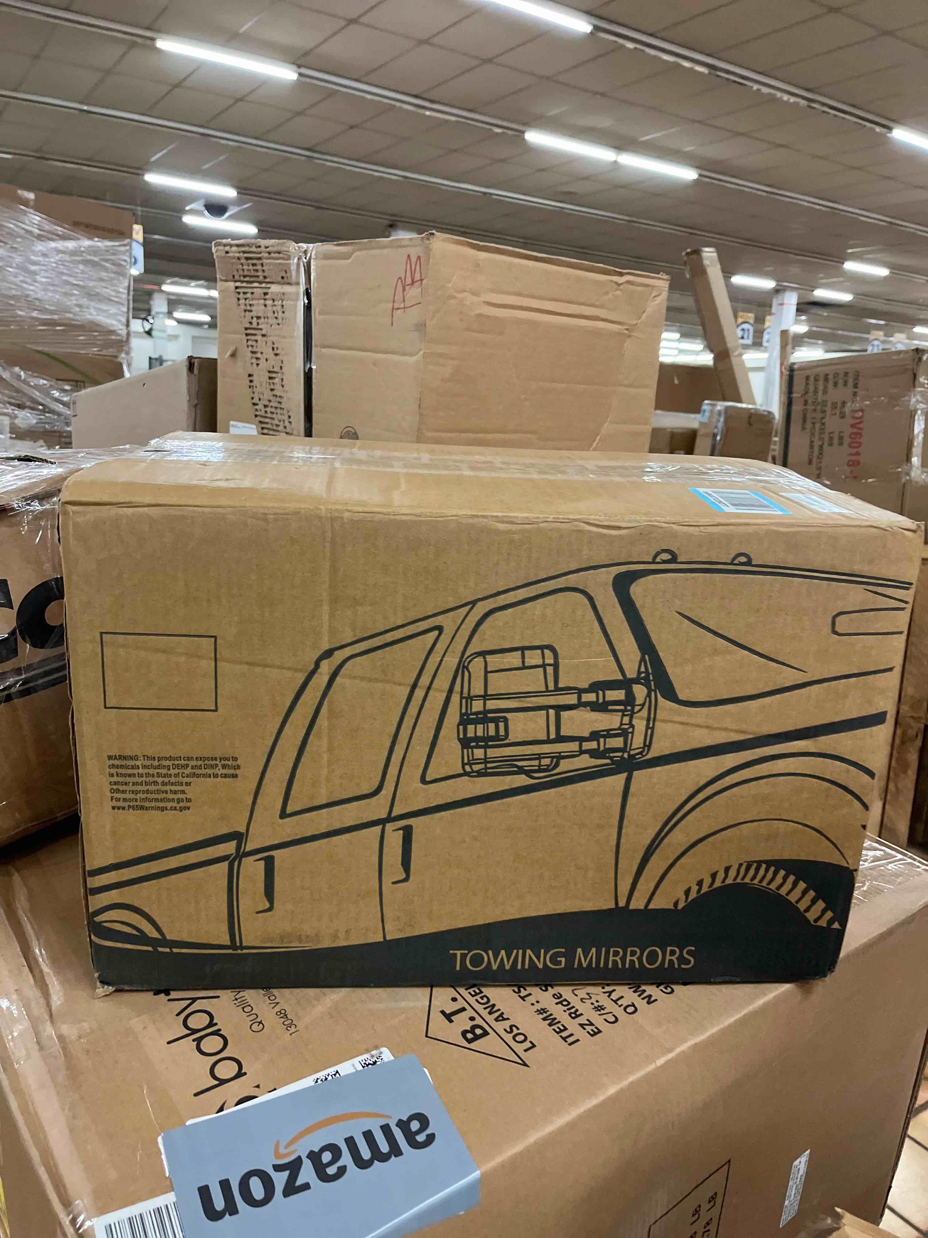 Condition photo showing New/Like New for Towing Mirrors Fit 2003-2006 For Chevy Silverado For GMC Sierra All Models, Left and Right Side Tow Mirrors with Power Heated LED Turn Signal Width Puddle Light Black