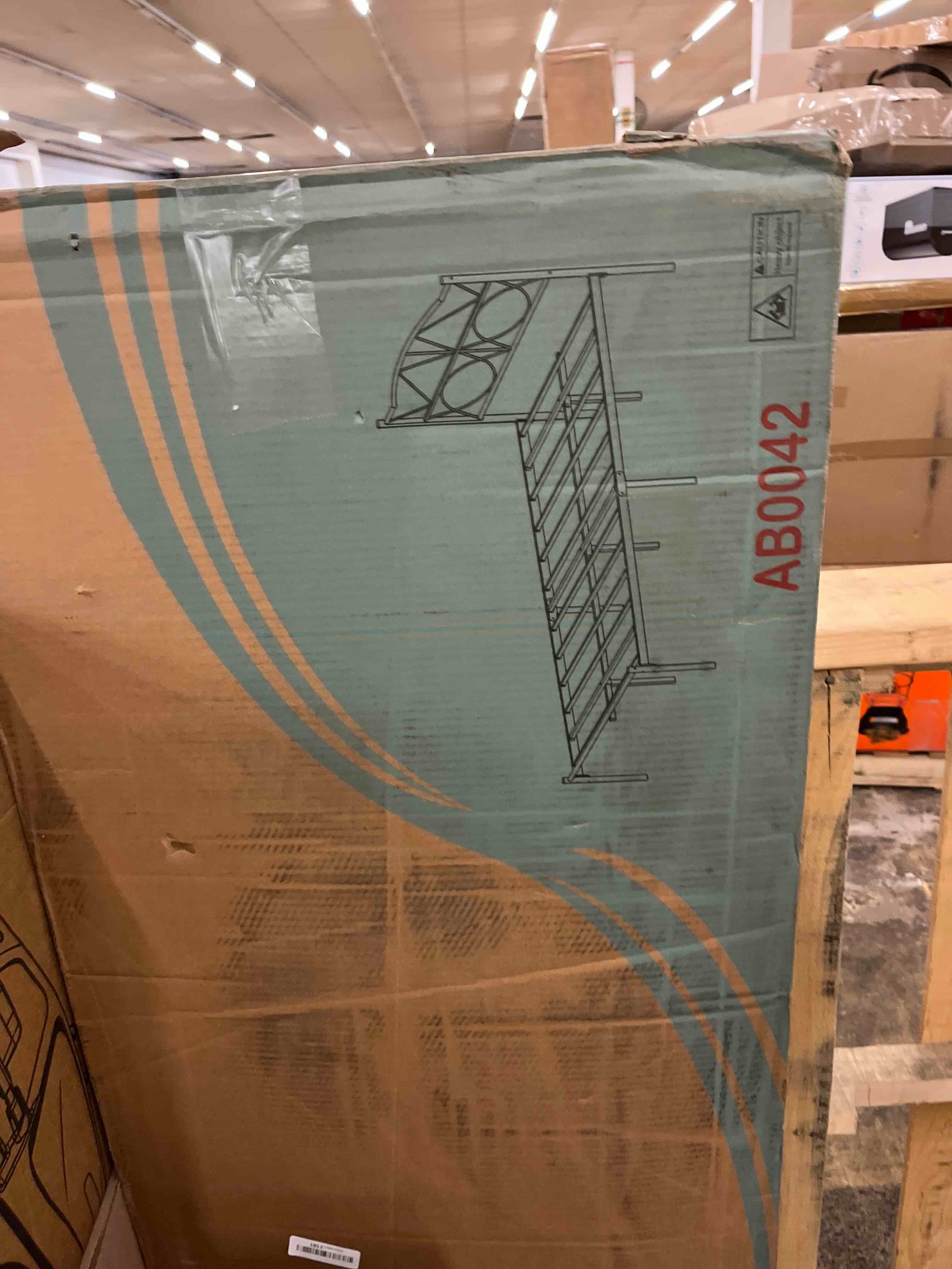 Condition photo showing New/Like New for VECELO Twin Size Bed Frame, Gold Metal Bed Platform with Headboard, Sturdy Steel Slats Support, No Box Spring Needed/Noise-Free,Easy Assembly, Black