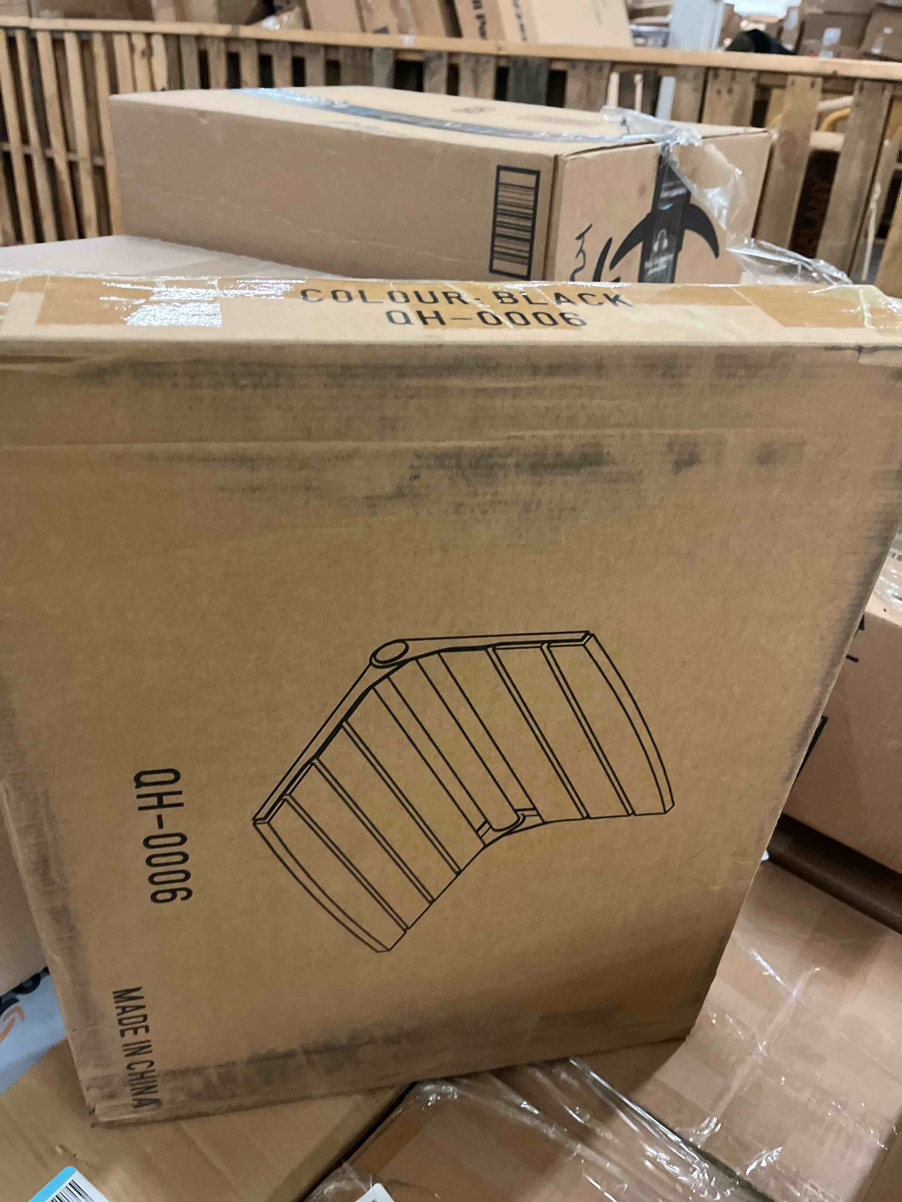 Condition photo showing New/Like New for 17.5" Wall Mounted Shower Seat, Fold Down Shower Seat Wall Mounted, HDPS Foldable Shower Seat, Folding Shower Seat Attached to Wall, for Inside Shower, Home Care(Black)