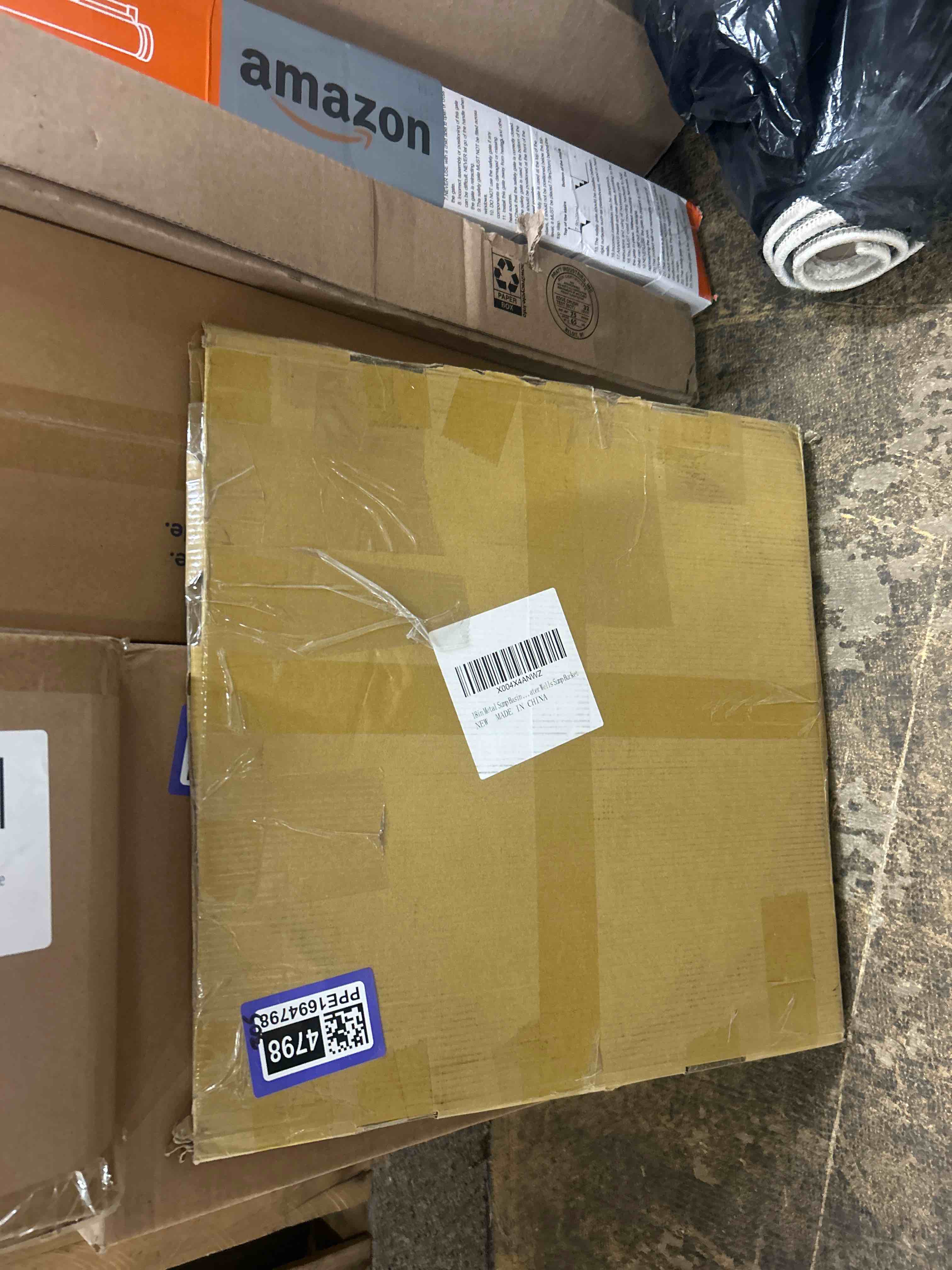 Condition photo showing New/Like New for 18 Inch Metal Sump Pump Cover, Heavy-Duty 2mm Thick Steel Sump Pump Lid for Sump Basin Cover, Septic Tank & Outdoor Water Well, Black
