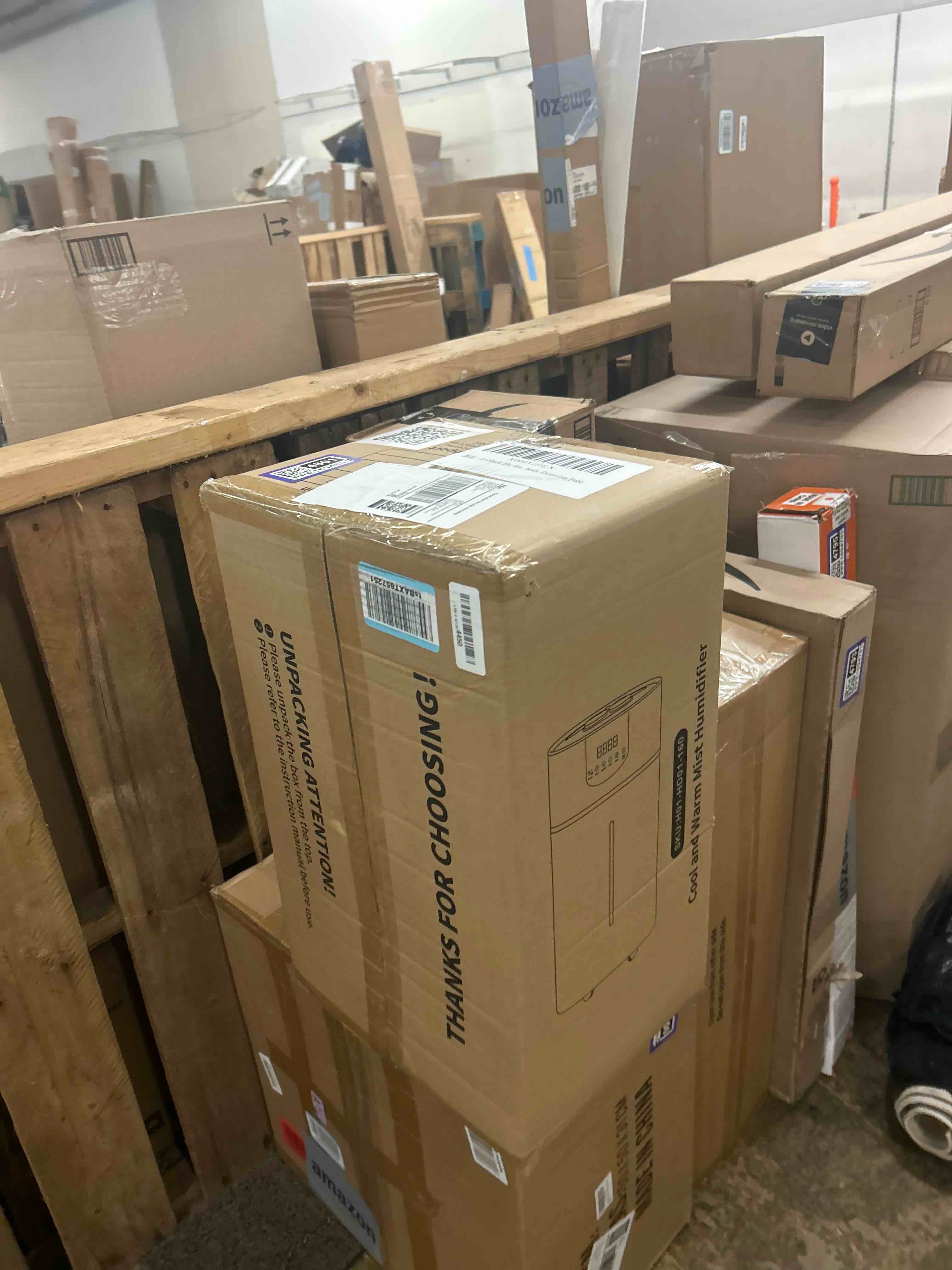 Condition photo showing New/Like New for AreShark 4.2 Gal/16L Humidifier Large Room, Cool Warm Mist 2000ft² Whole House Air Humidifiers for Bedroom, Plants, Adults, 60H Runtime, Humidity Setting, Easy to Clean, Top Fill, Extension Tube