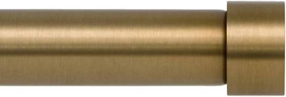 Condition photo showing New/Like New for Ivilon Drapery Window Curtain Rod - End Cap Style Design 1 Inch Pole. 28 to 48 Inch Color Warm Gold