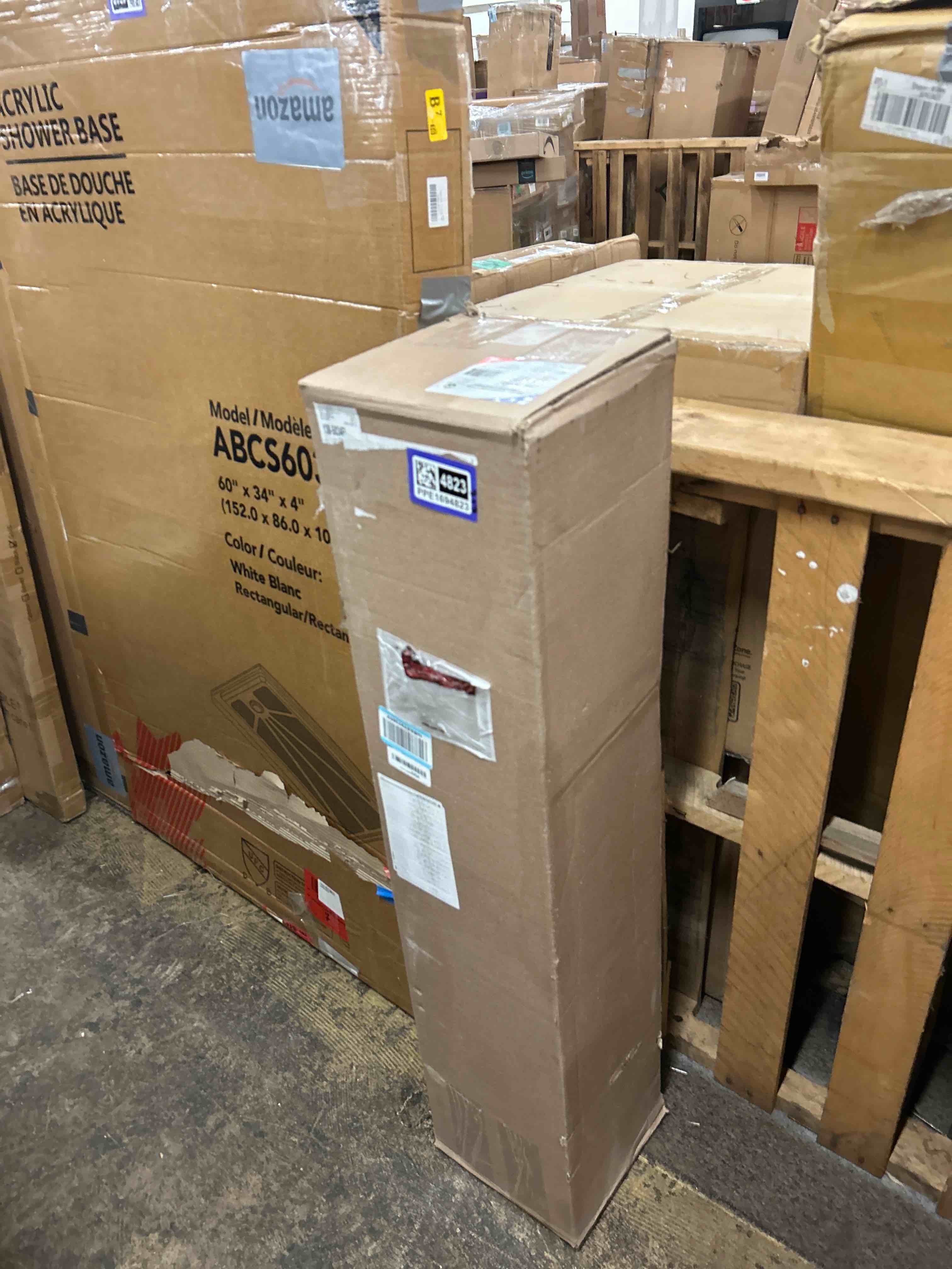 Condition photo showing New/Like New for ES Robbins Chair Mat for High Pile Carpet - 45 W x 53 L   Rectangle with Lip