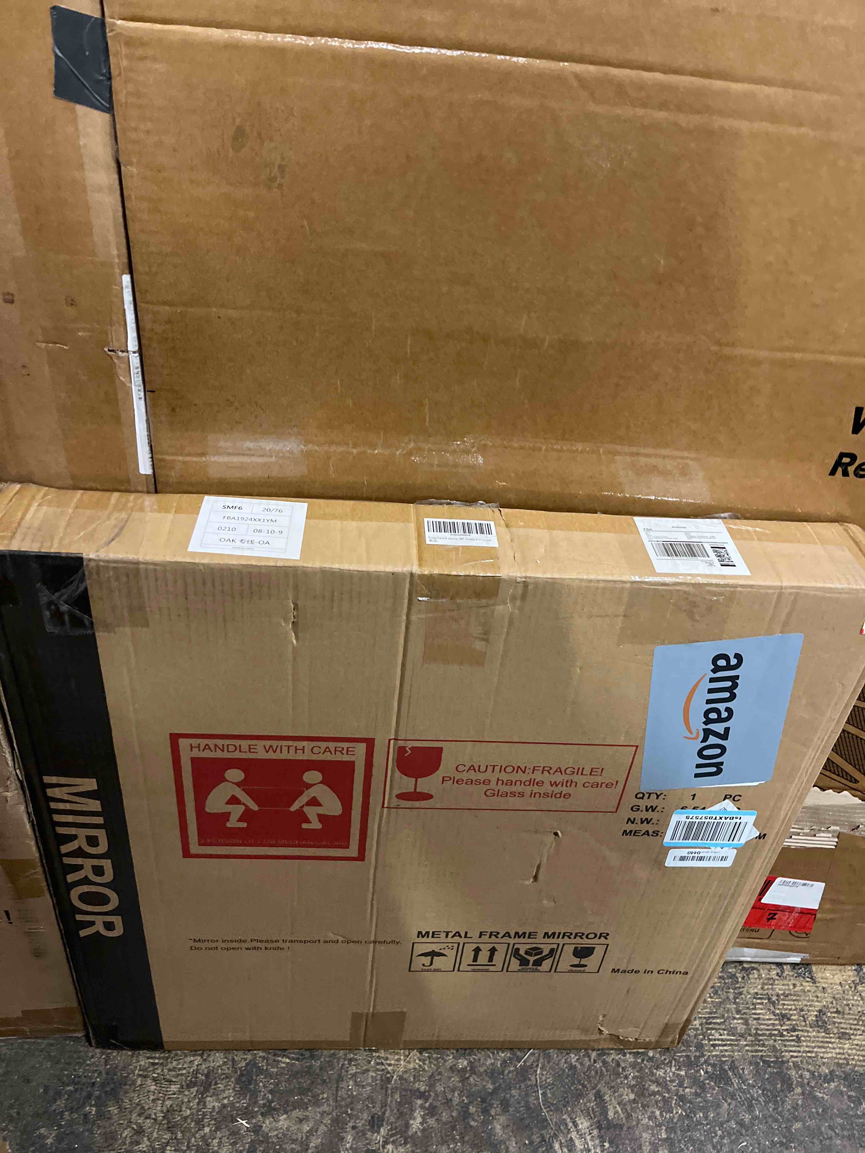 Condition photo showing New/Like New for Hasipu Vanity Mirror with Lights, 24.2" x 18.9" LED Make up Mirror, Light up Mirror with 10X Magnification, Smart Touch 3 Colors Dimmable, 360° Rotation (White)