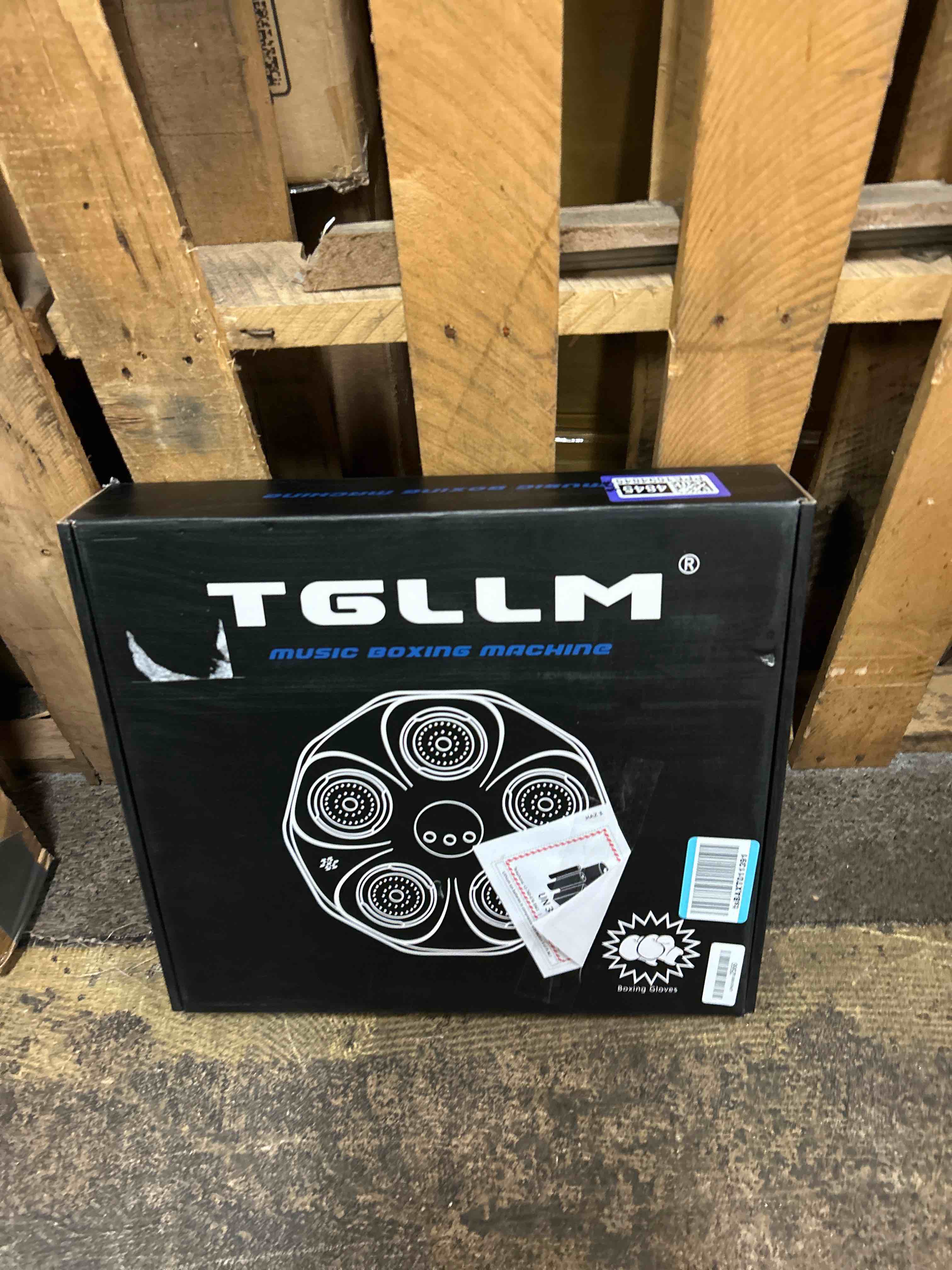 Condition photo showing New/Like New for Music Boxing Machine, Interactive Punching Trainer with Boxing Gloves, Large Size Wall Mounted Electronic Boxing Target for Adult Kids, 9 Modes & 9 Speeds