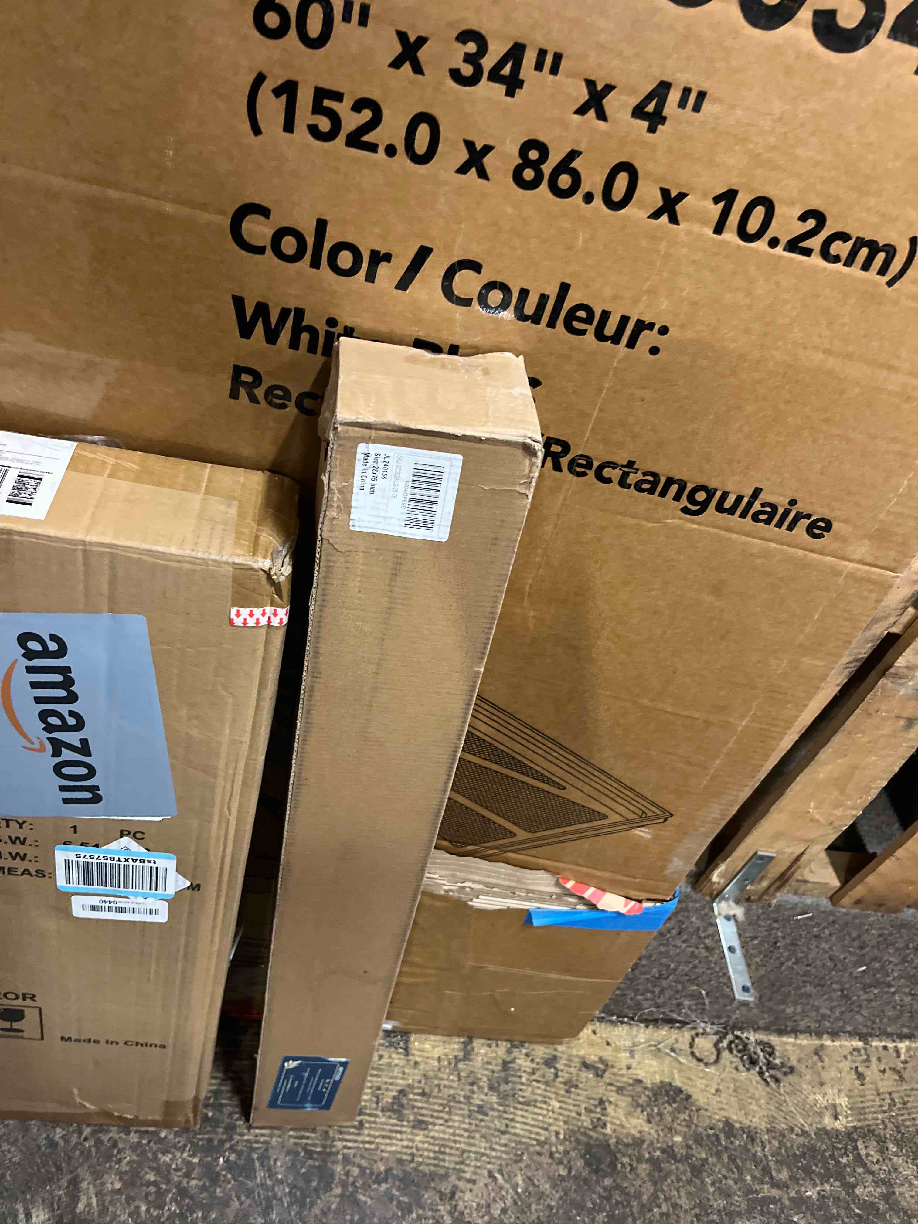 Condition photo showing New/Like New for Joydeco No Drill Blackout Shades, Free-Stop Cordless Roller Shades, UV Protection, Thermal Insulated Blinds for Indoor Windows, Easy Install Window Blinds for Home and Office (Grey, 23" W x 75" H)