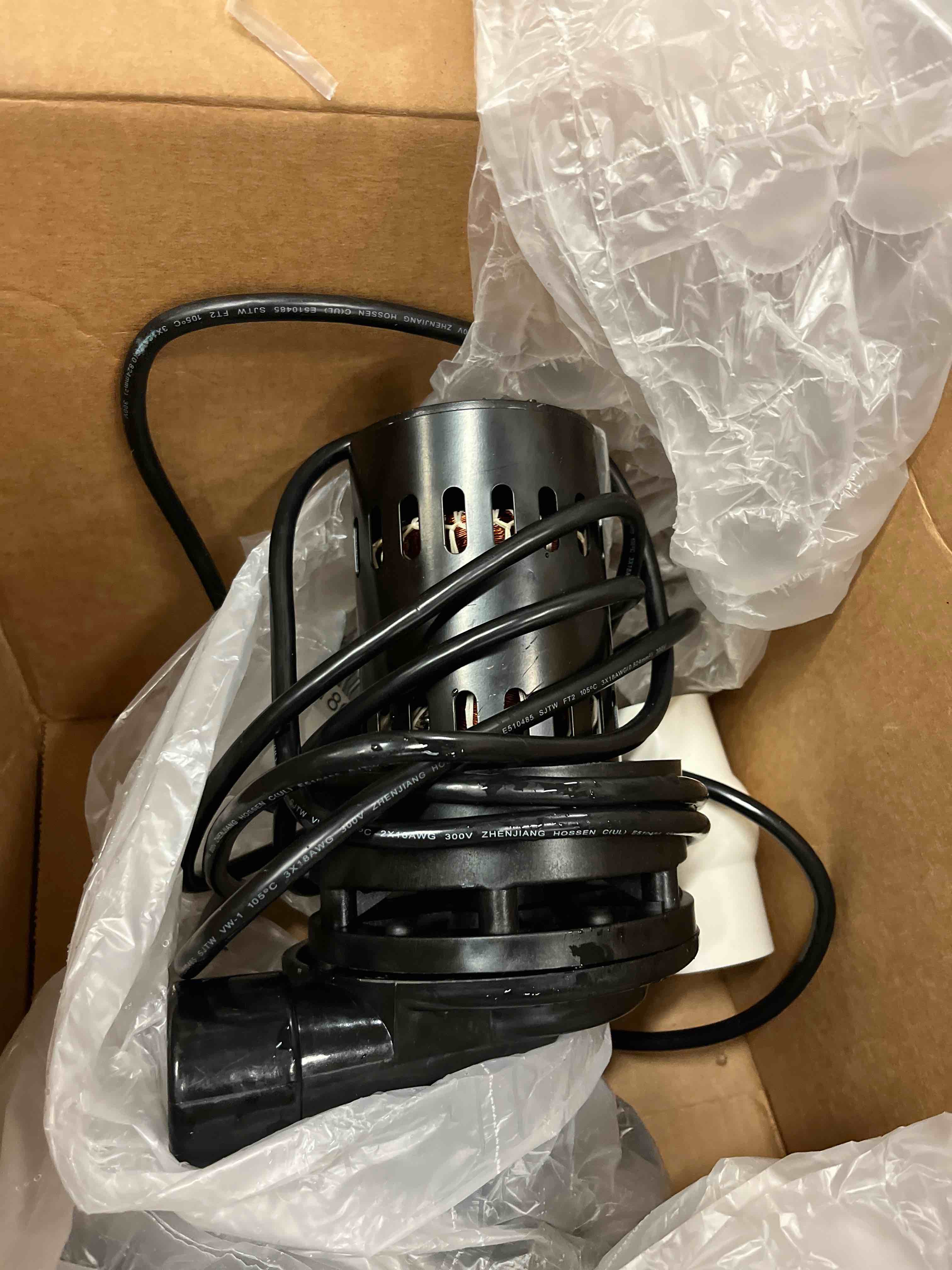 Condition photo showing As Is for 1/3 HP Automatic Utility Sink Pump Installed Directly Under Sink Gravity Free 115V 60Hz Laundry Pump with Check Valve and Ball Valve for Basement Kitchen and Modular Bars