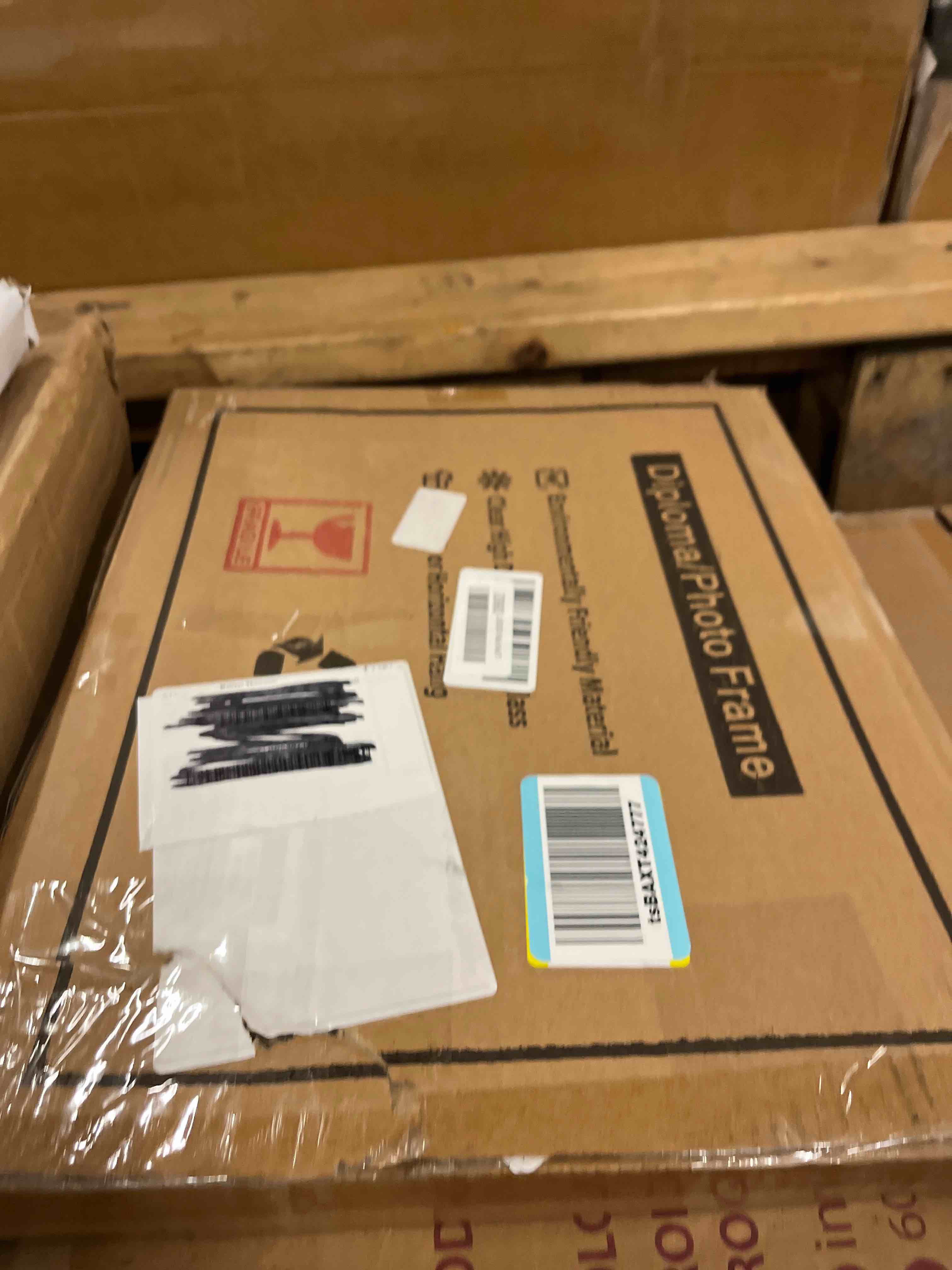 Condition photo showing New/Like New for GMFrames 8.5x11 inches Diploma Degree Frame with Mat or Display 11x14 Certificates without Mat,Solid Wood,Cherry Finish with Intricate Black Rope Detail,UV Protection Acrylic