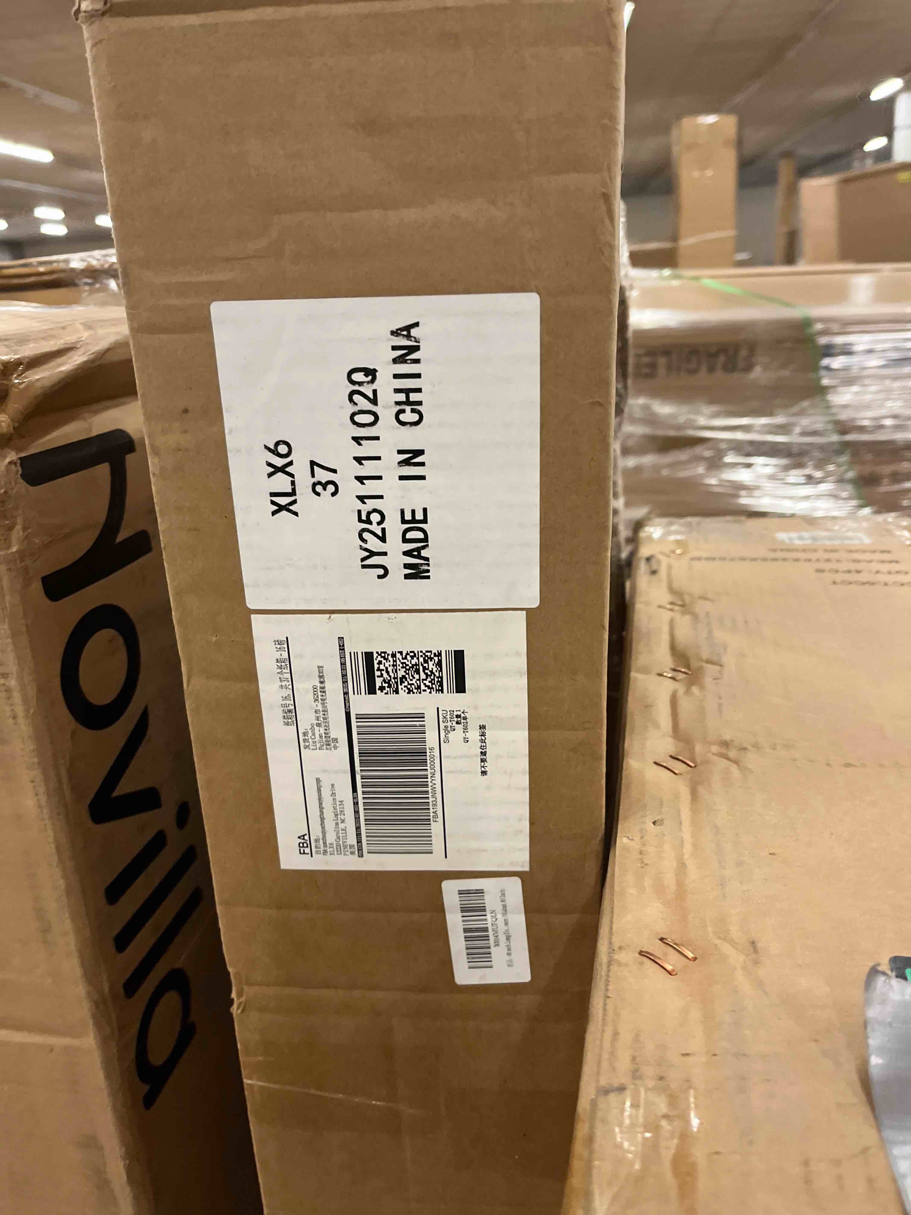 Condition photo showing New/Like New for 60 inch Long Floating Shelves for Wall,Solid Wood Long Shelves Set of 2,Walnut Rustic Mounted Shelves for Bathroom Bedroom Laundry Room (Walnut, 60 Inch)