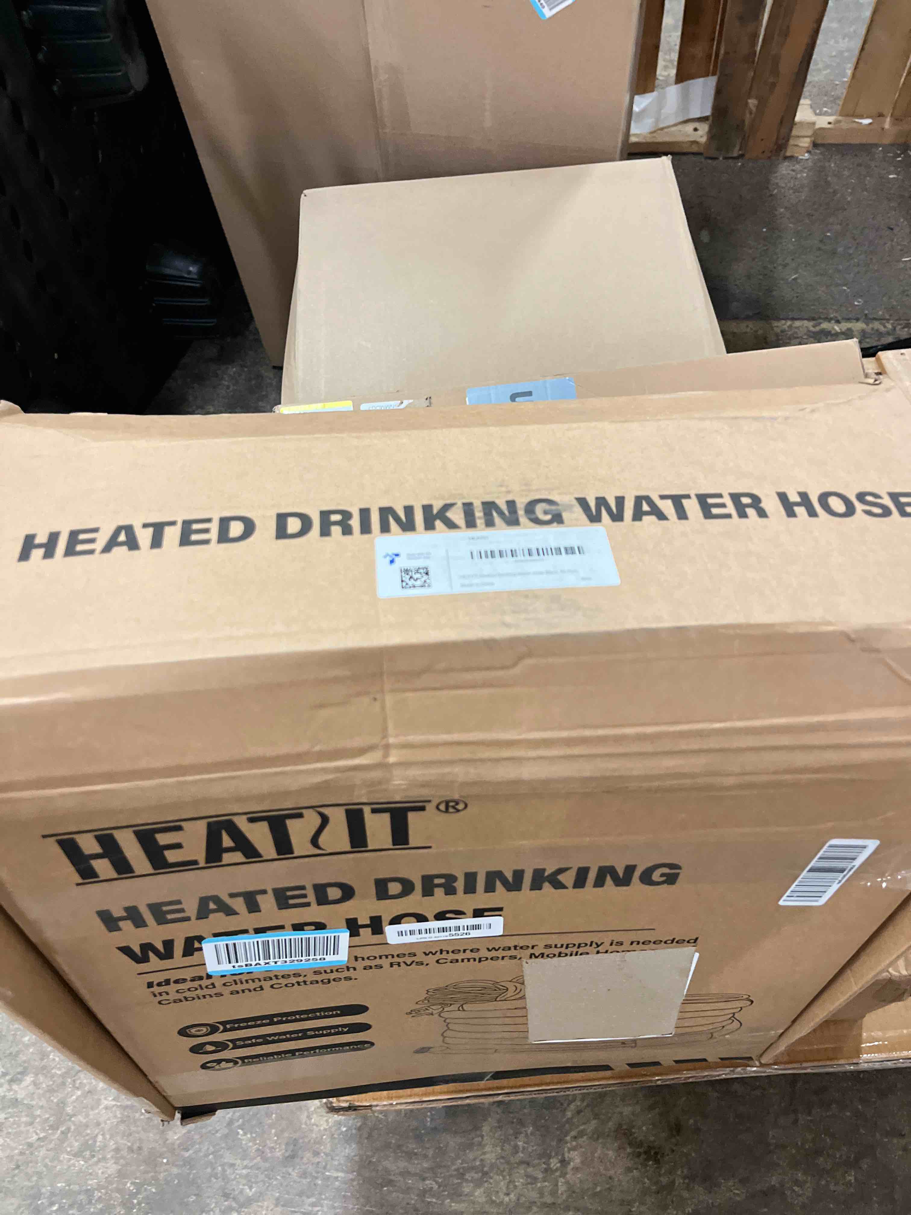 Condition photo showing New/Like New for HEATIT Heated Water Hose for RV Pipe Freeze Protection Water Line with Thermostat -20  Antifreeze Electrical Heated Garden Water Hose for Campers, Livestock, Agriculture 120V, 50FT