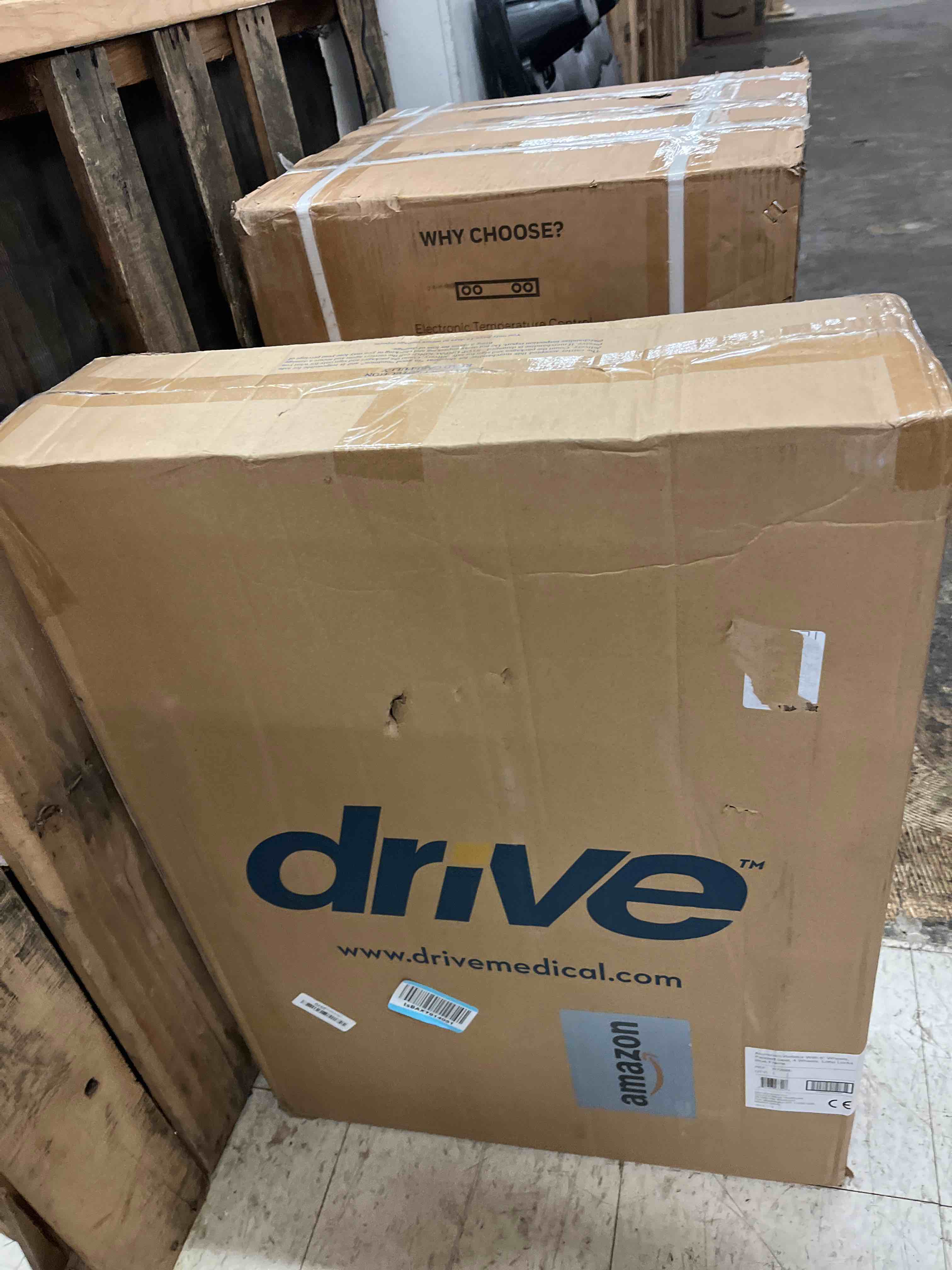 Condition photo showing New/Like New for Rollator,6in4Whl.Alum.PaddedSt,Blue,1/cs