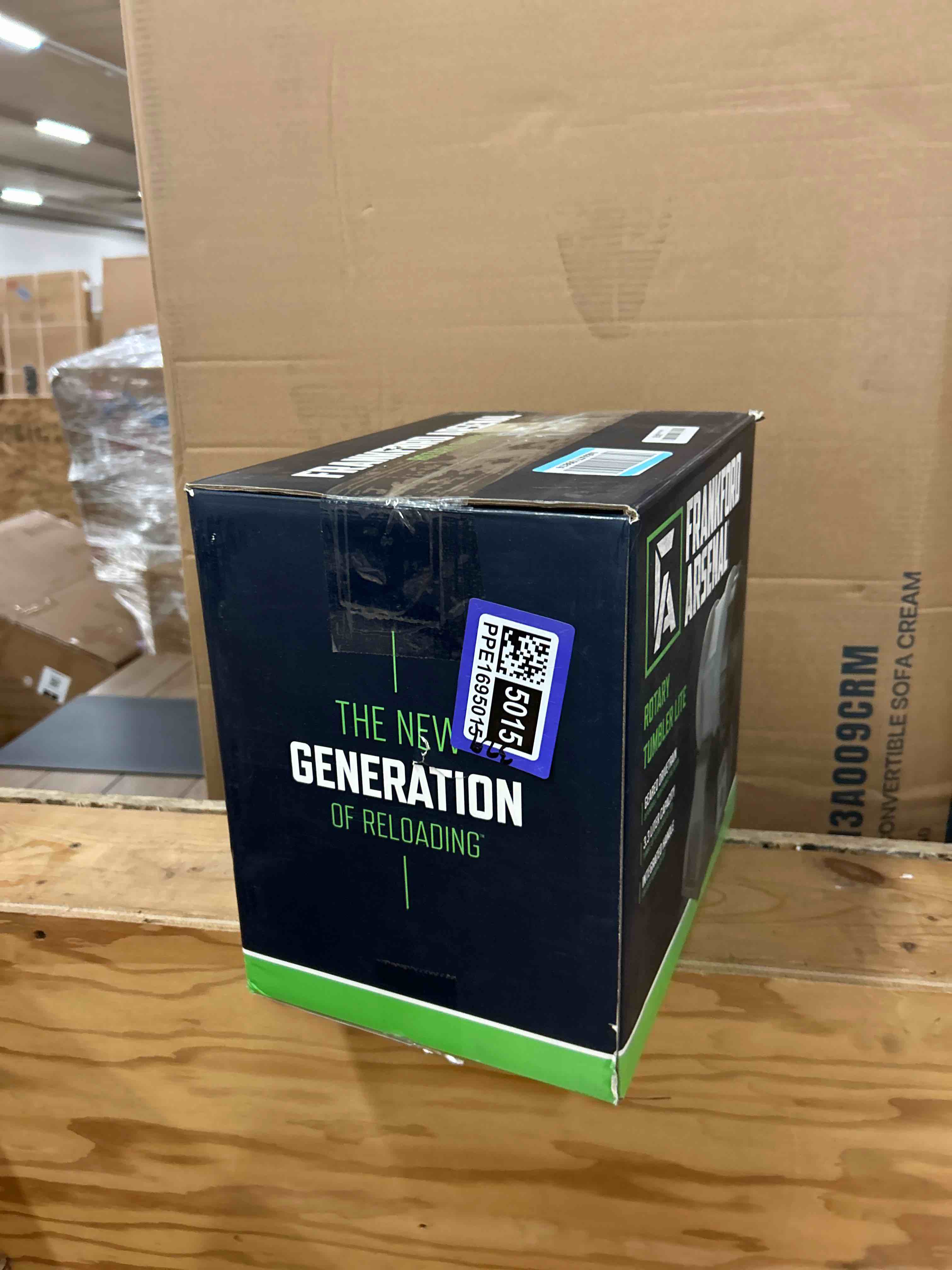 Condition photo showing New/Like New for Frankford Arsenal Rotary Tumbler and Accessories with Media Separator, Cleaning Essentials, for Brass Cleaning, Reloading, and Gunsmithing