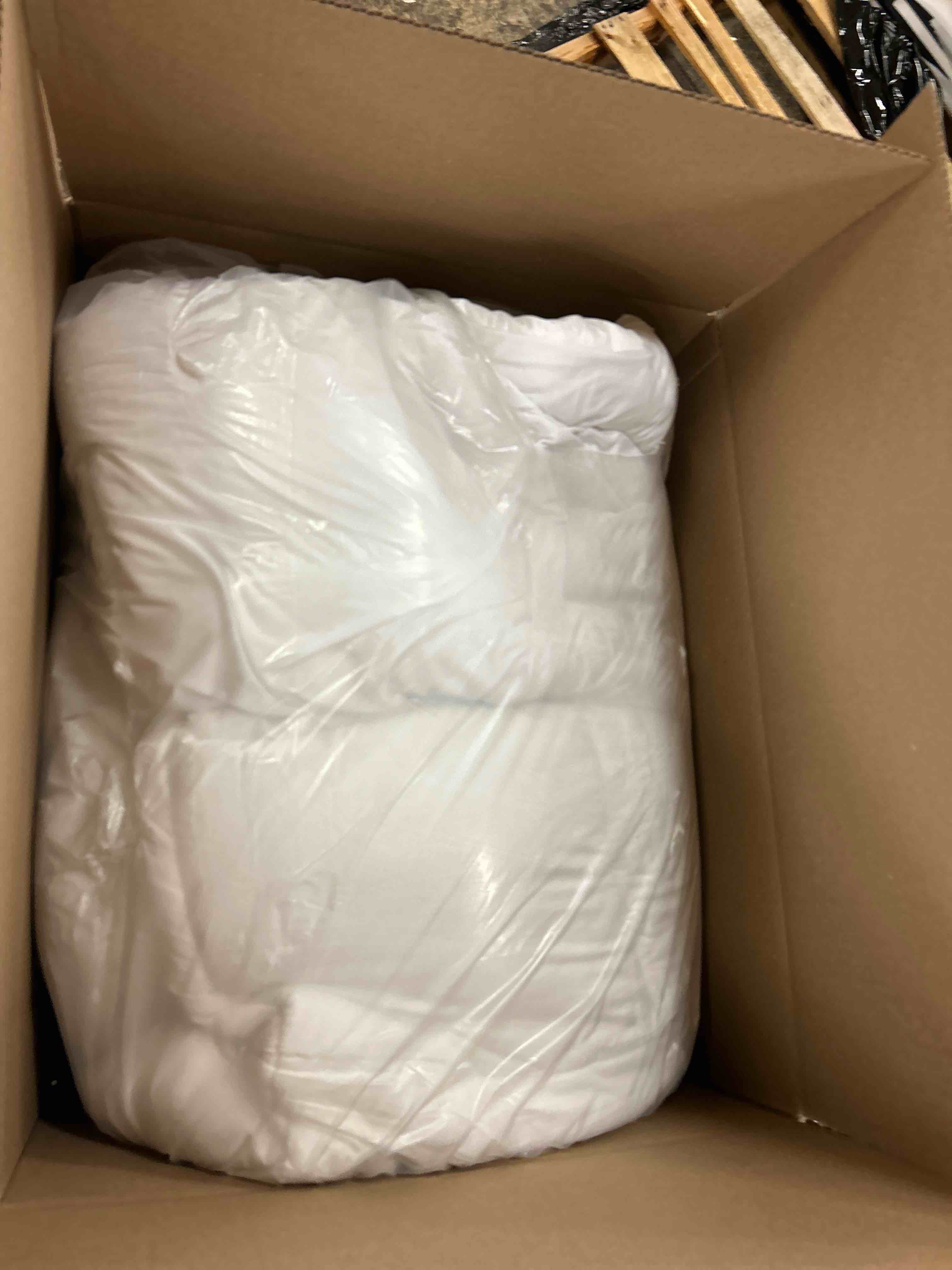 Condition photo showing New/Like New for Utopia Bedding Comforter Duvet Insert, Quilted Comforter with Corner Tabs, Box Stitched Down Alternative Comforters King Size (White)