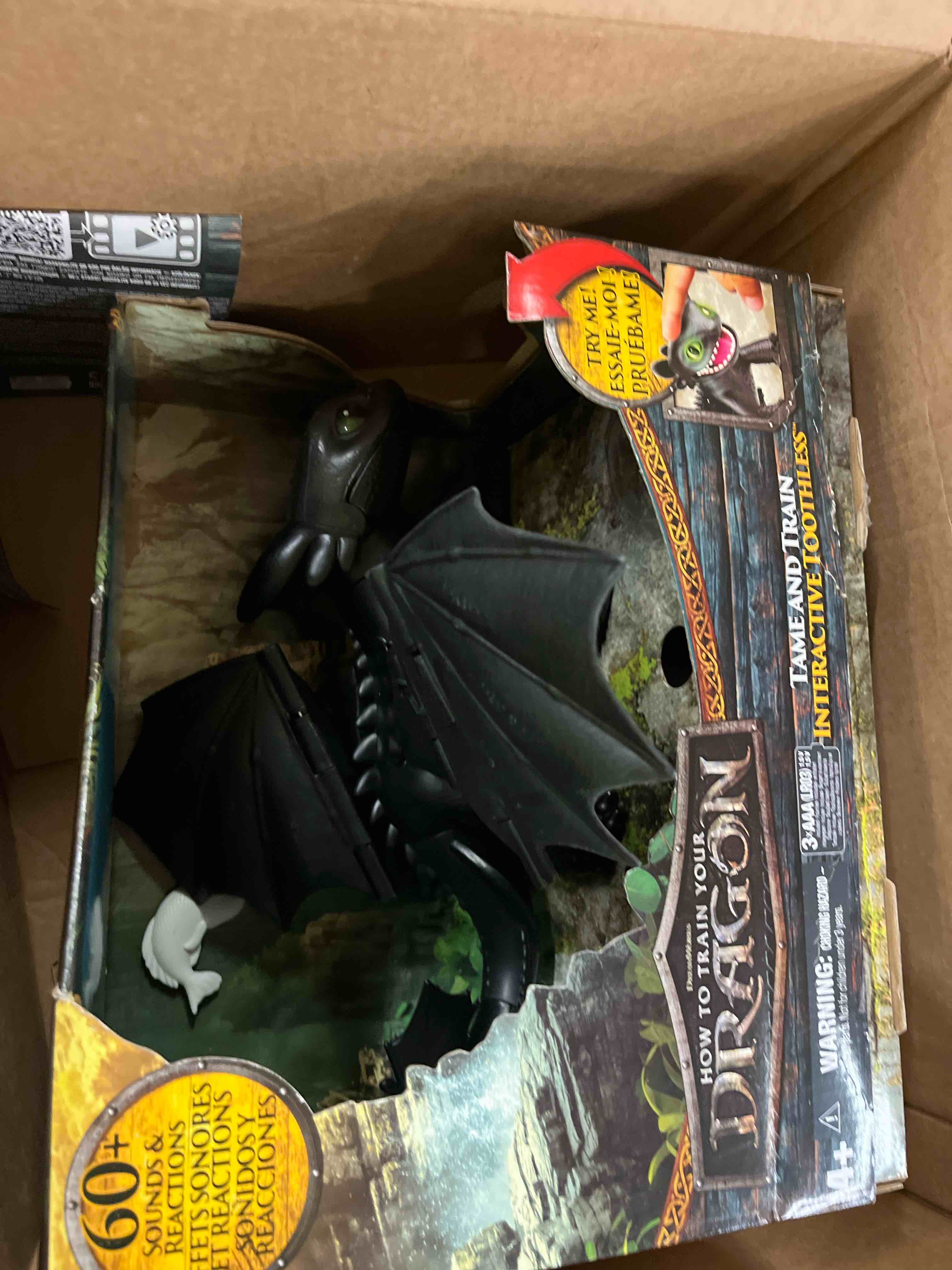 Condition photo showing New/Like New for How to Train Your Dragon Tame & Train Interactive Toothless