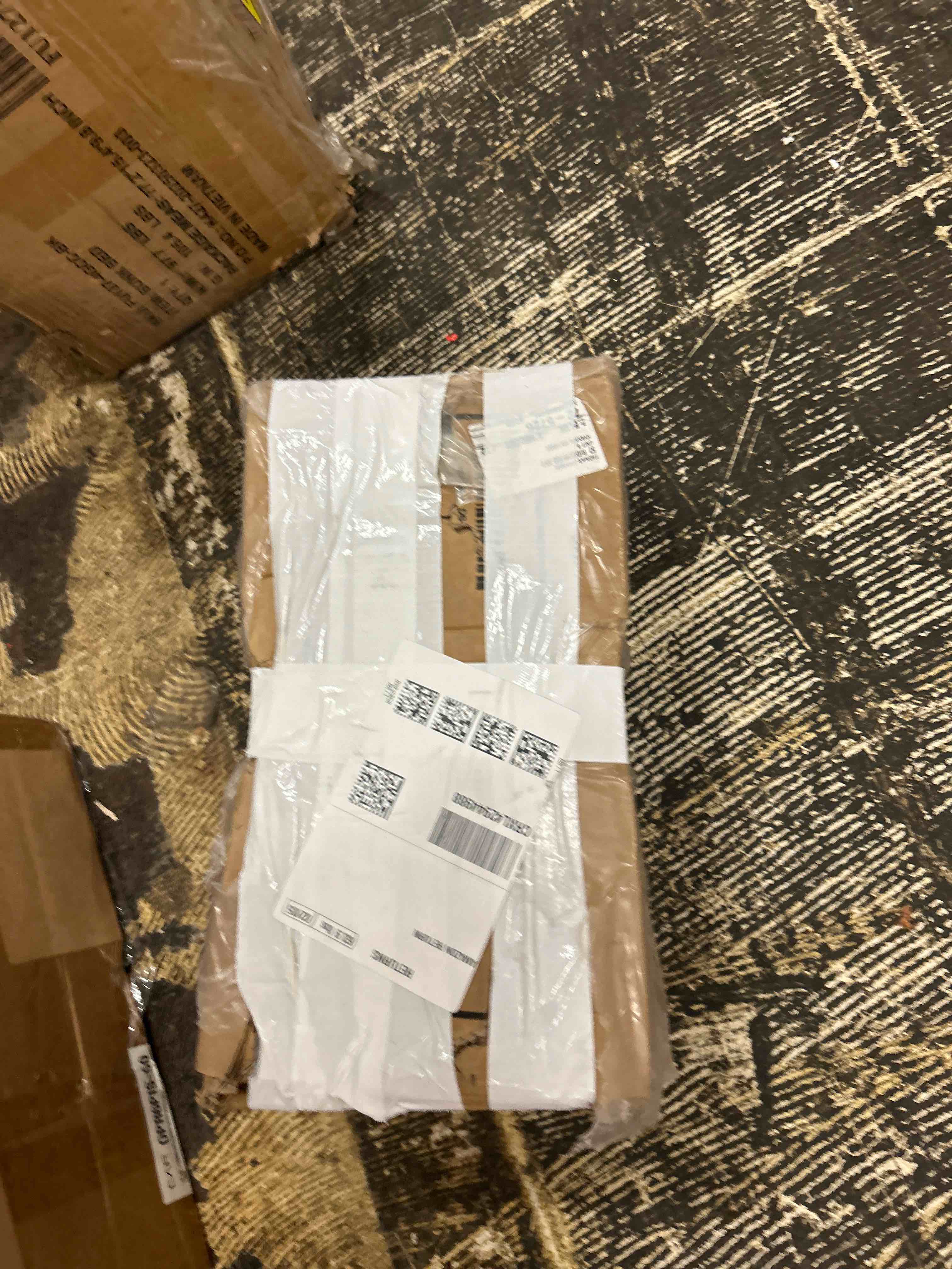 Condition photo showing New/Like New for 45 LB Fitvids Rubber Encased Exercise & Fitness Hex Dumbbell, Hand Weights with Anti-Slip Metal Handle for Home Gym