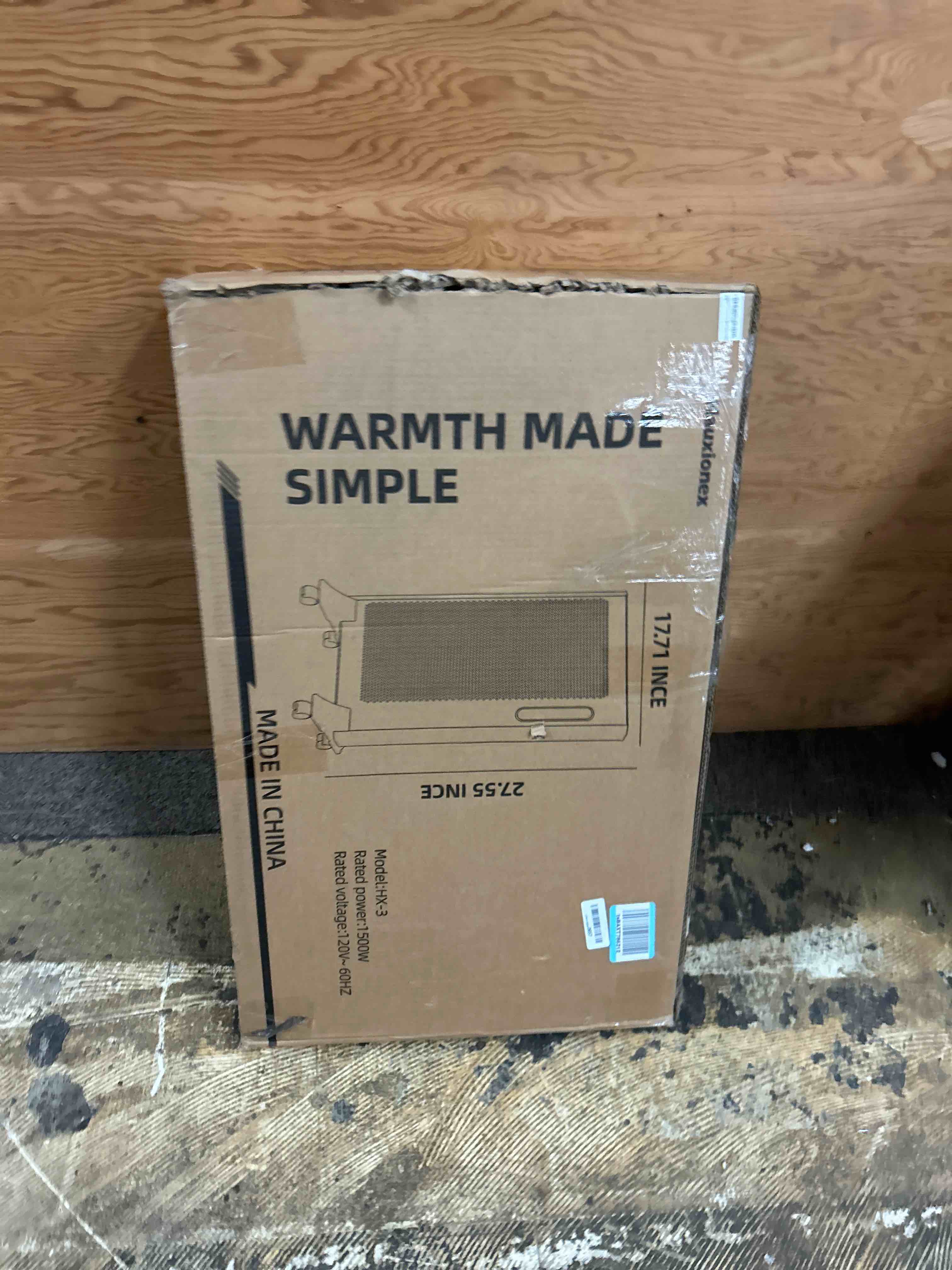 Condition photo showing New/Like New for Mica Infrared Space Heater, 1500W Portable Panel Heater for Indoor Use, Large Room, WiFi Smart App & Alexa Control, Fast Heating, Energy Efficient, Quiet, White