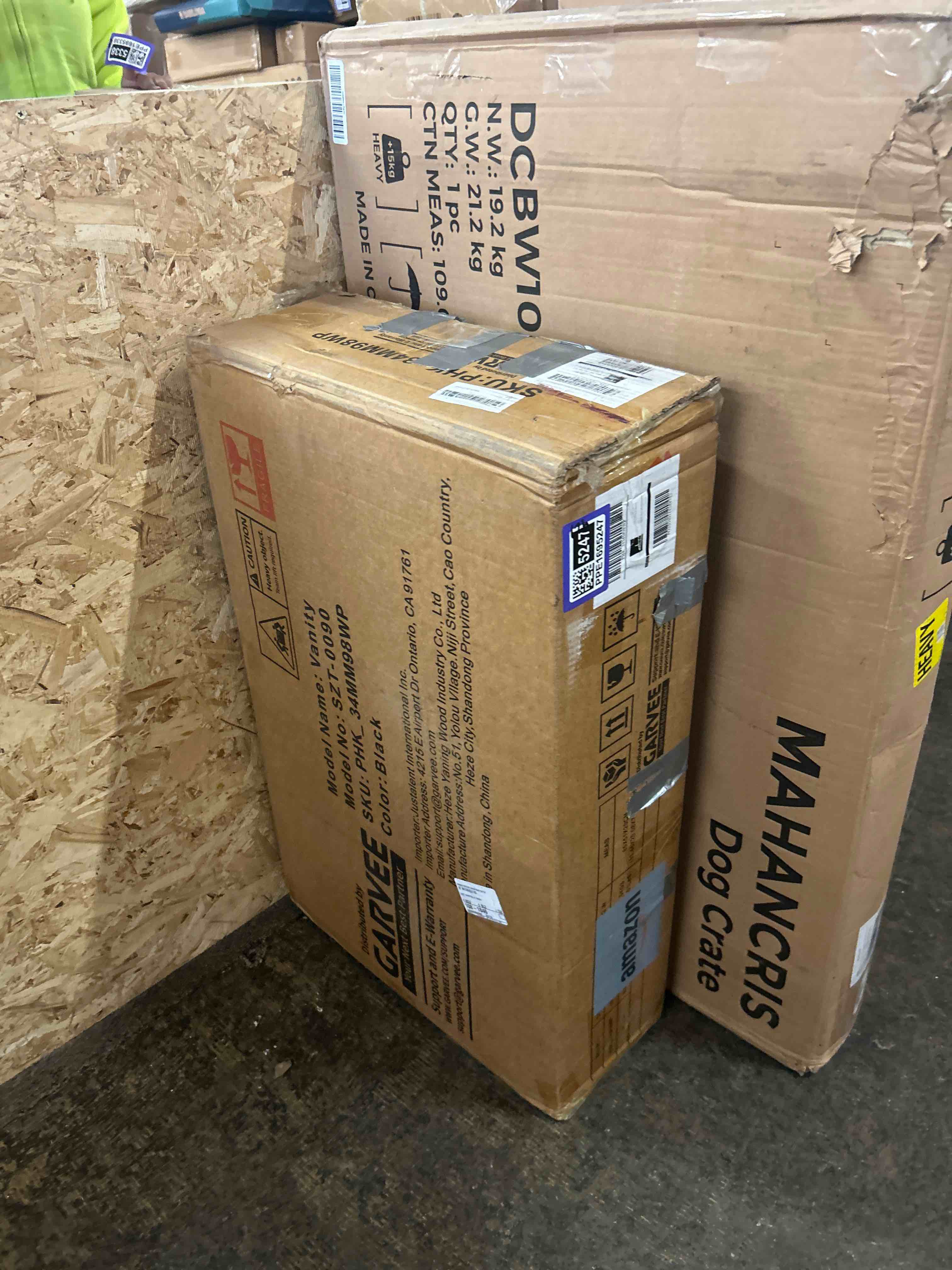 Condition photo showing New/Like New for Garvee Vanity Desk with Mirror & Light, Makeup Vanity Table with Charging Station, Large Storage Cabinet & 2 Drawers & 3 Open Shelves, 3 Lighting Modes Adjustable Brightness, Bedroom Dressing, White