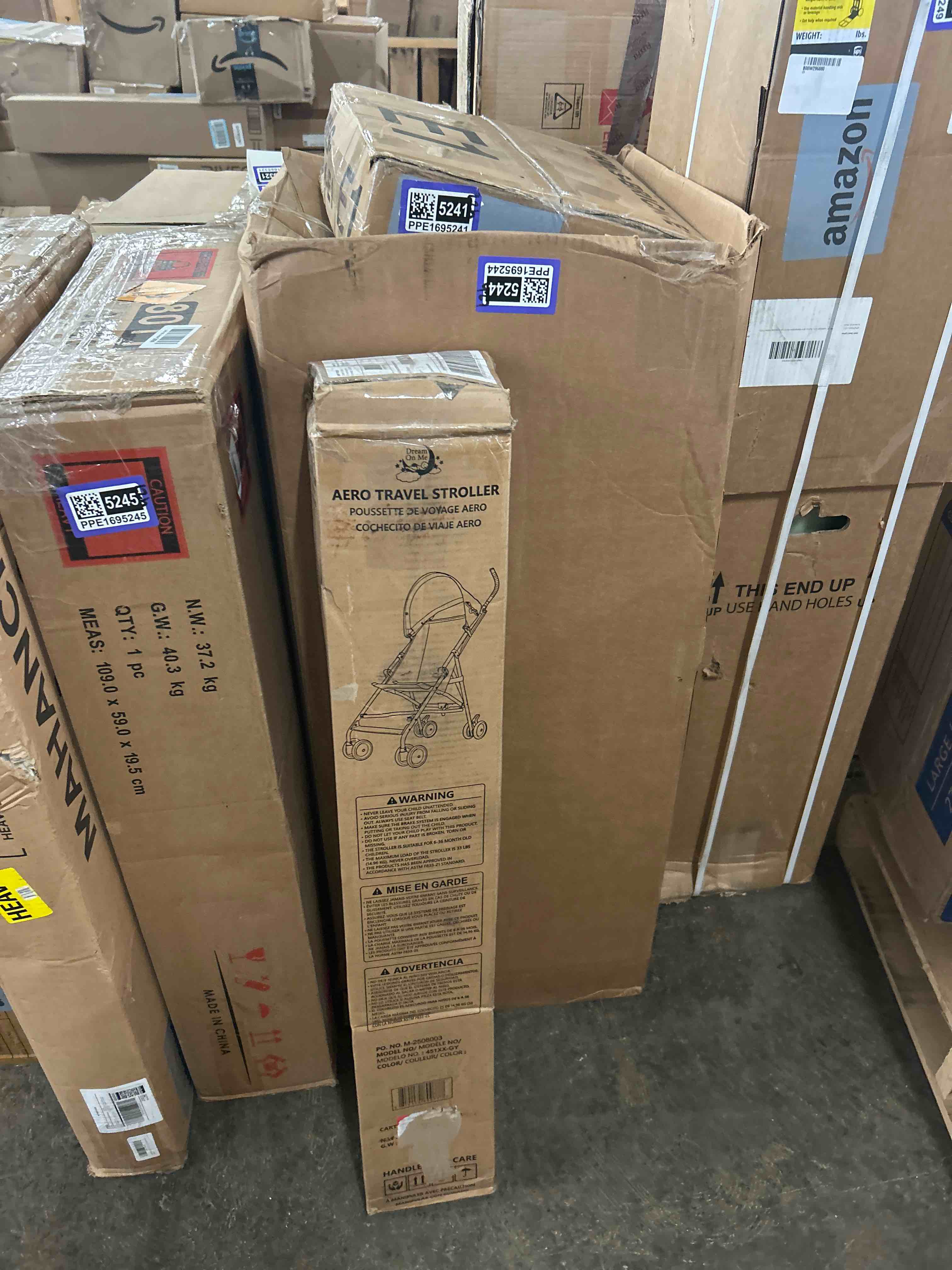 Condition photo showing New/Like New for Dream On Me Aero Travel Lightweight Stroller - Gray