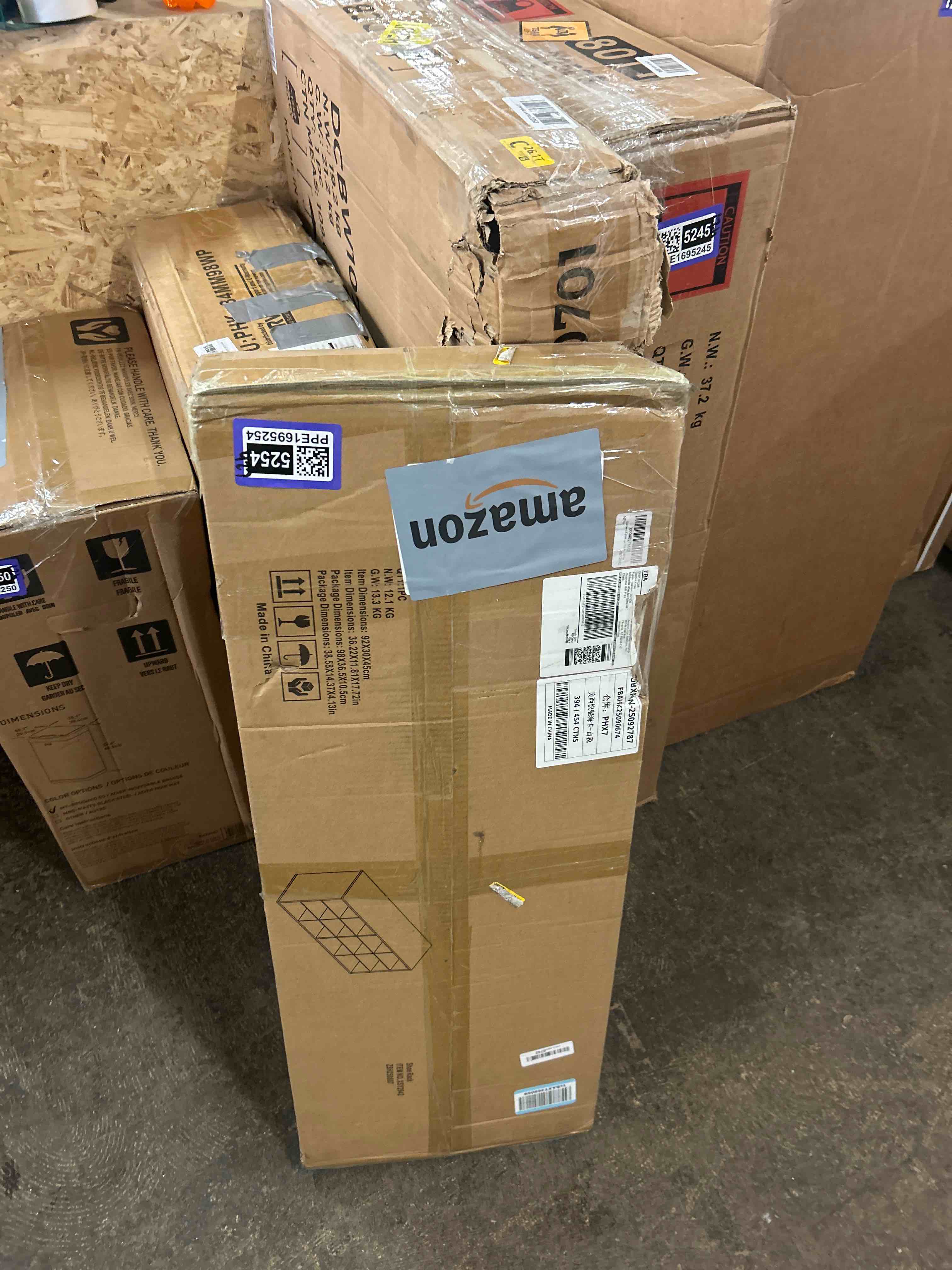 Condition photo showing New/Like New for 12-Cubby Shoe Rack, 3-Tier Wood Shoe Organizer, Multifunctional Shoe Organizer Bench for Entryway, Mudroom, Hallway, Closet,36.22 * 11.81 * 17.72 Inch,White