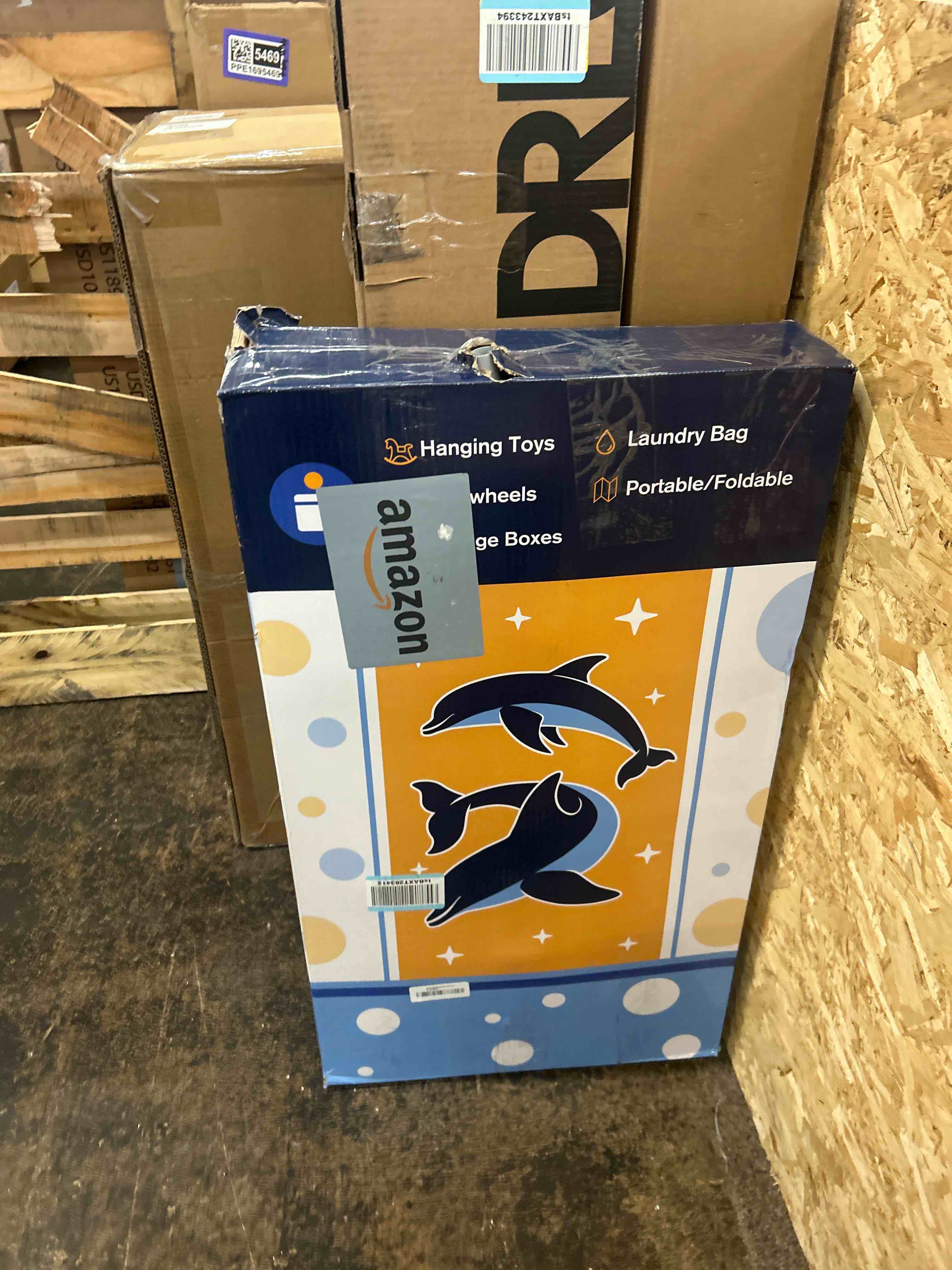 Condition photo showing New/Like New for Baby Changing Table, Versatile Folding Changing Table, Waterproof Diaper Changing Station, Adjustable Height with 2 Drawers,Baby Changing Station, Mobile Nursery for Infant and Newborn